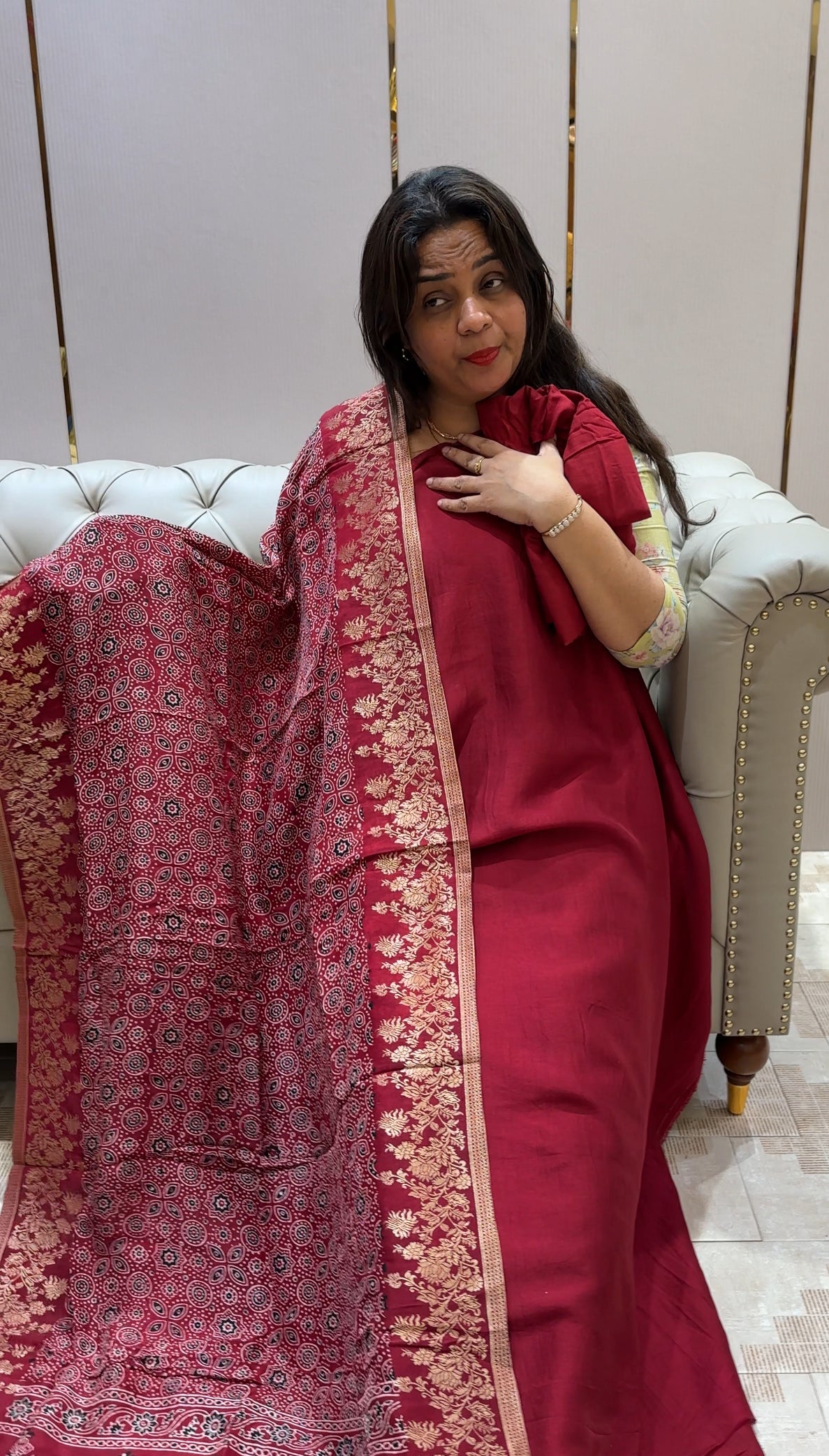 VISCOSE DOLA UNSTITCHED SALWAR SUITS - IHA 21433