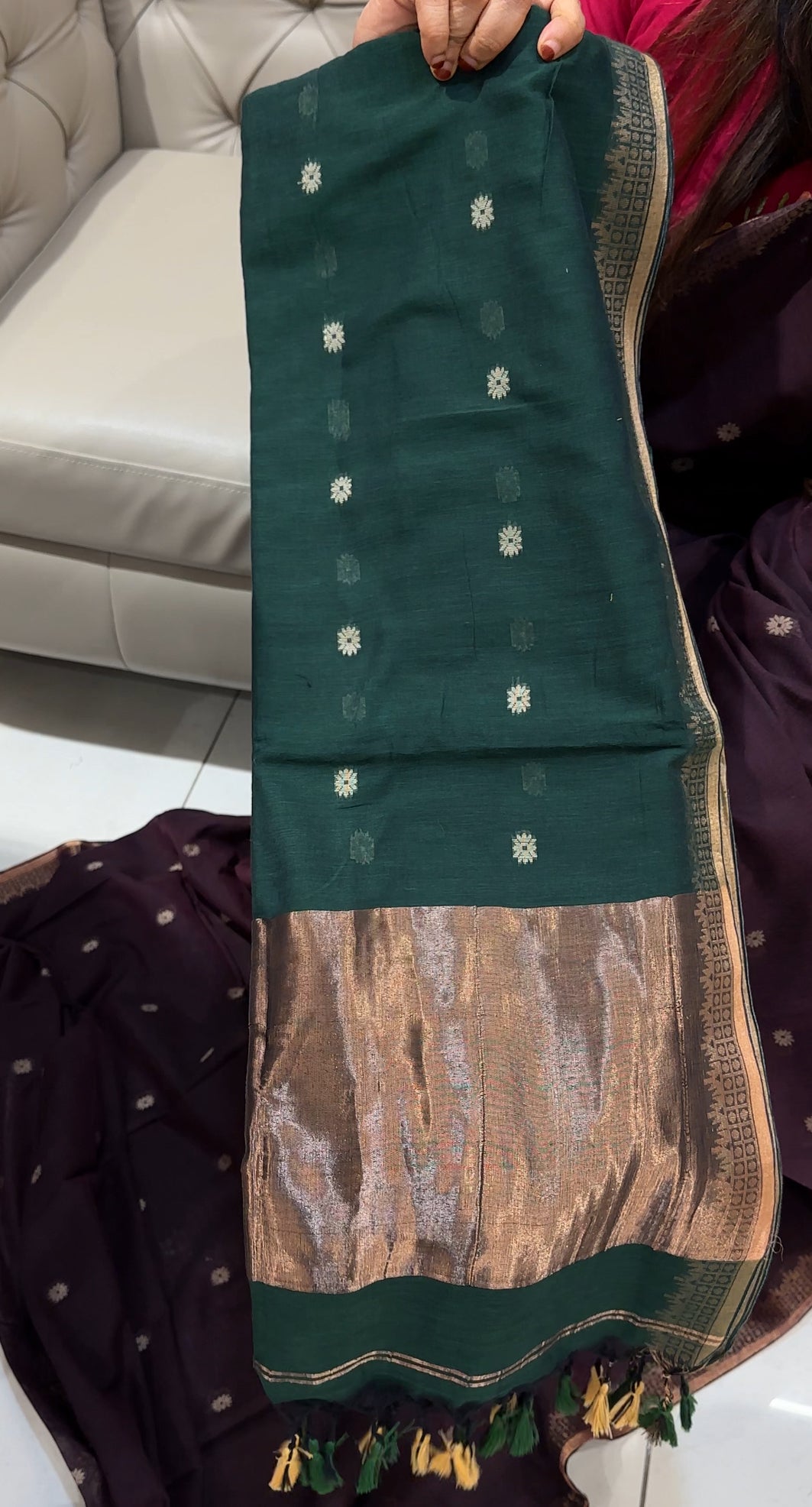 KHADDY COTTON SAREES - IHA 25154