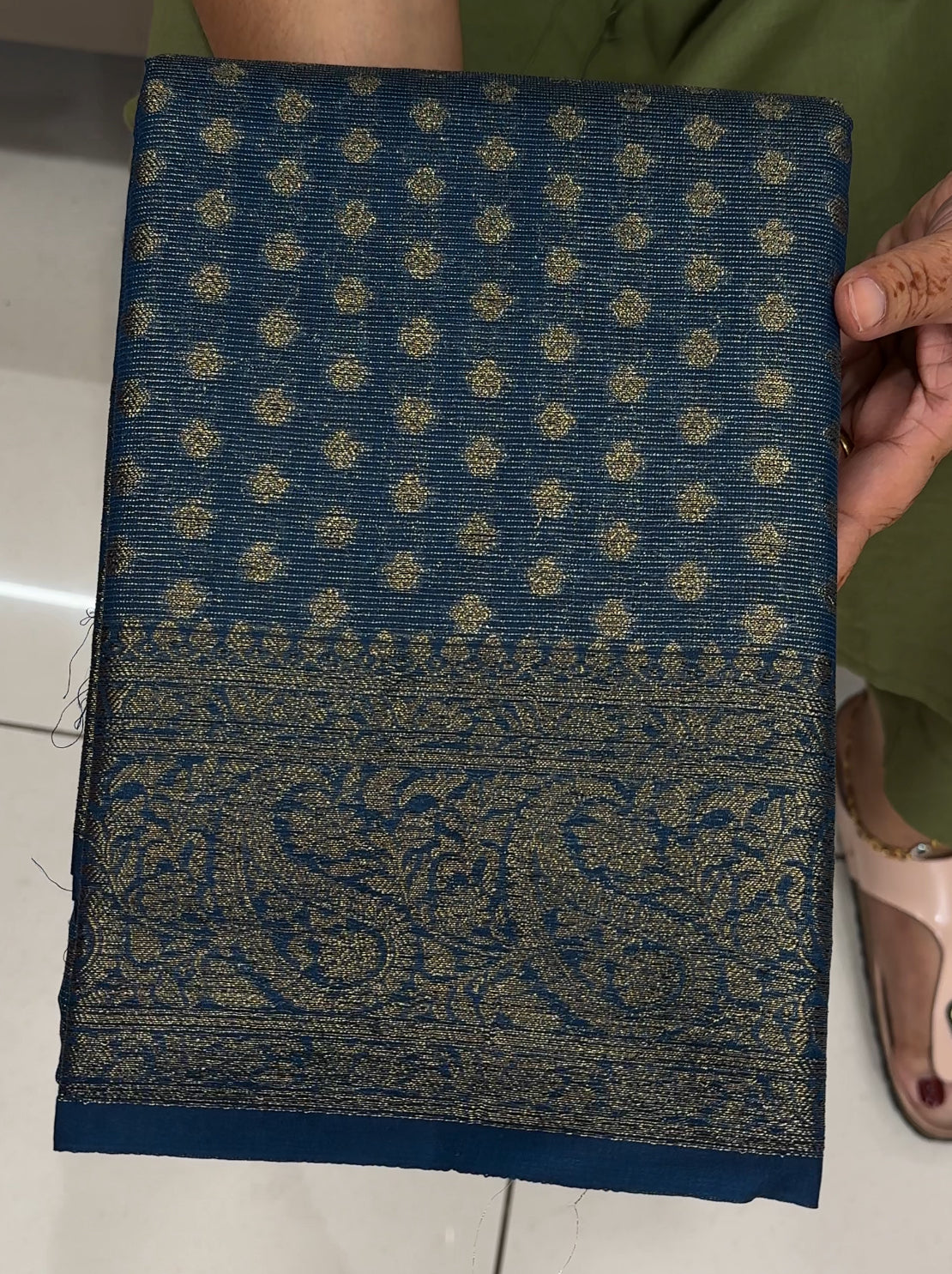 SEMI BANARASI SAREES - IHA 27538