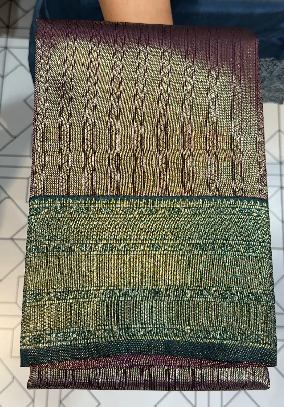 SEMI BROCADE SILK SAREES - IHA 23987