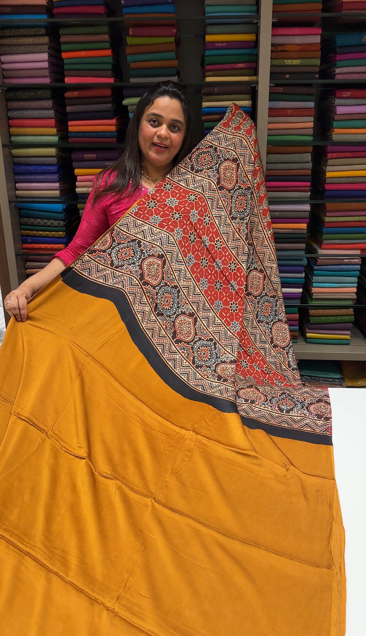 MODAL SILK SAREES - IHA 27649