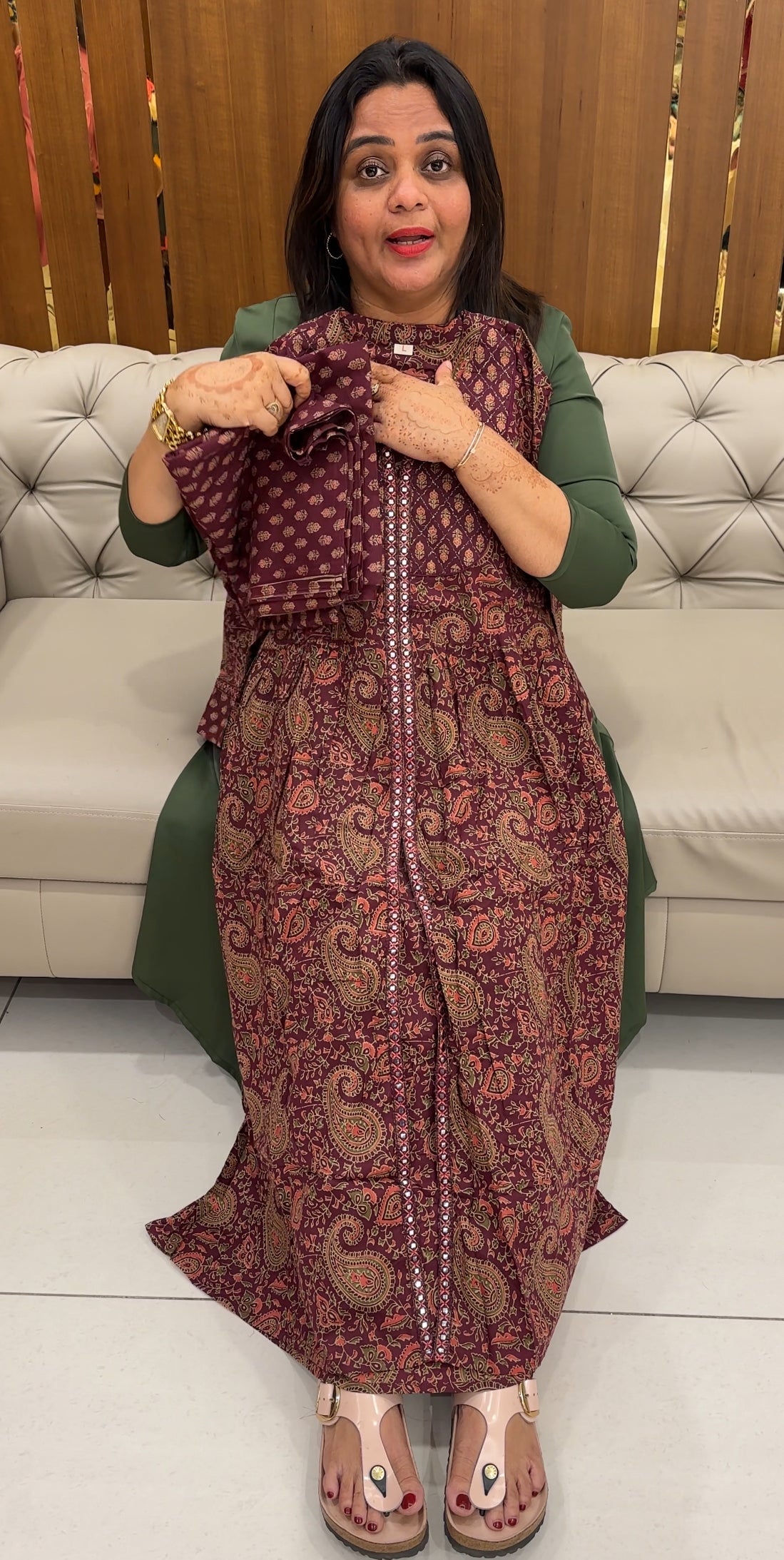 PRINTED TOP, BOTTOM AND DUPATTA- IHA 27577