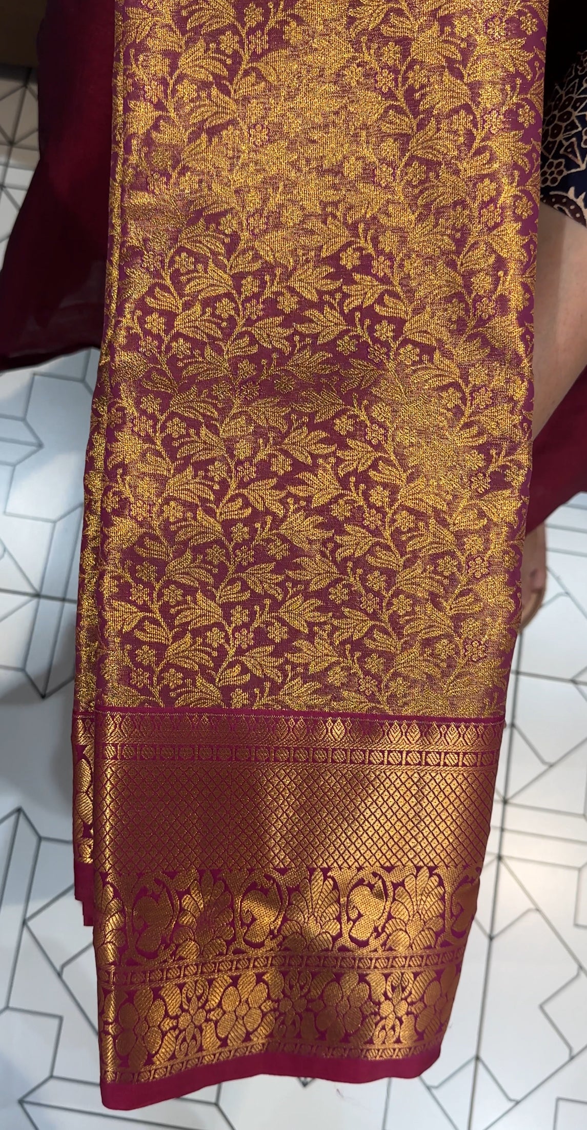 SEMI TISSUE KANCHIPURAM SAREES - IHA 27858