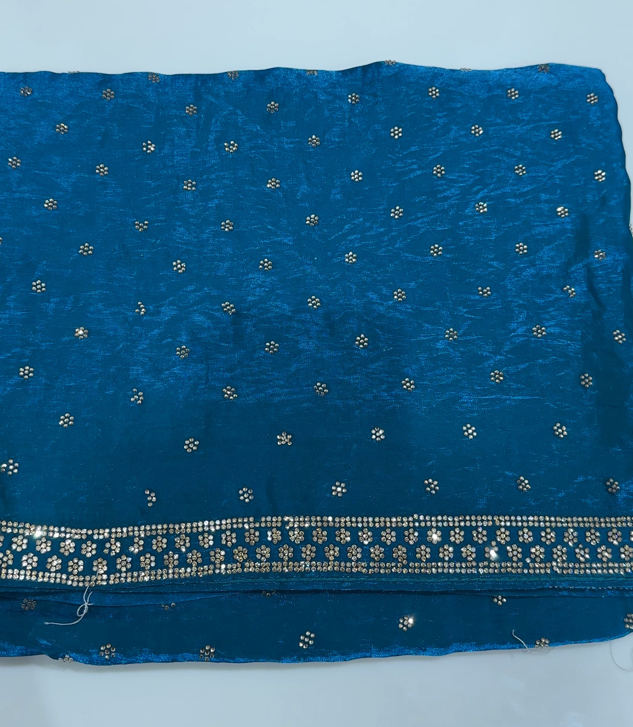 VELVET ORGANZA SAREES - IHA 26345