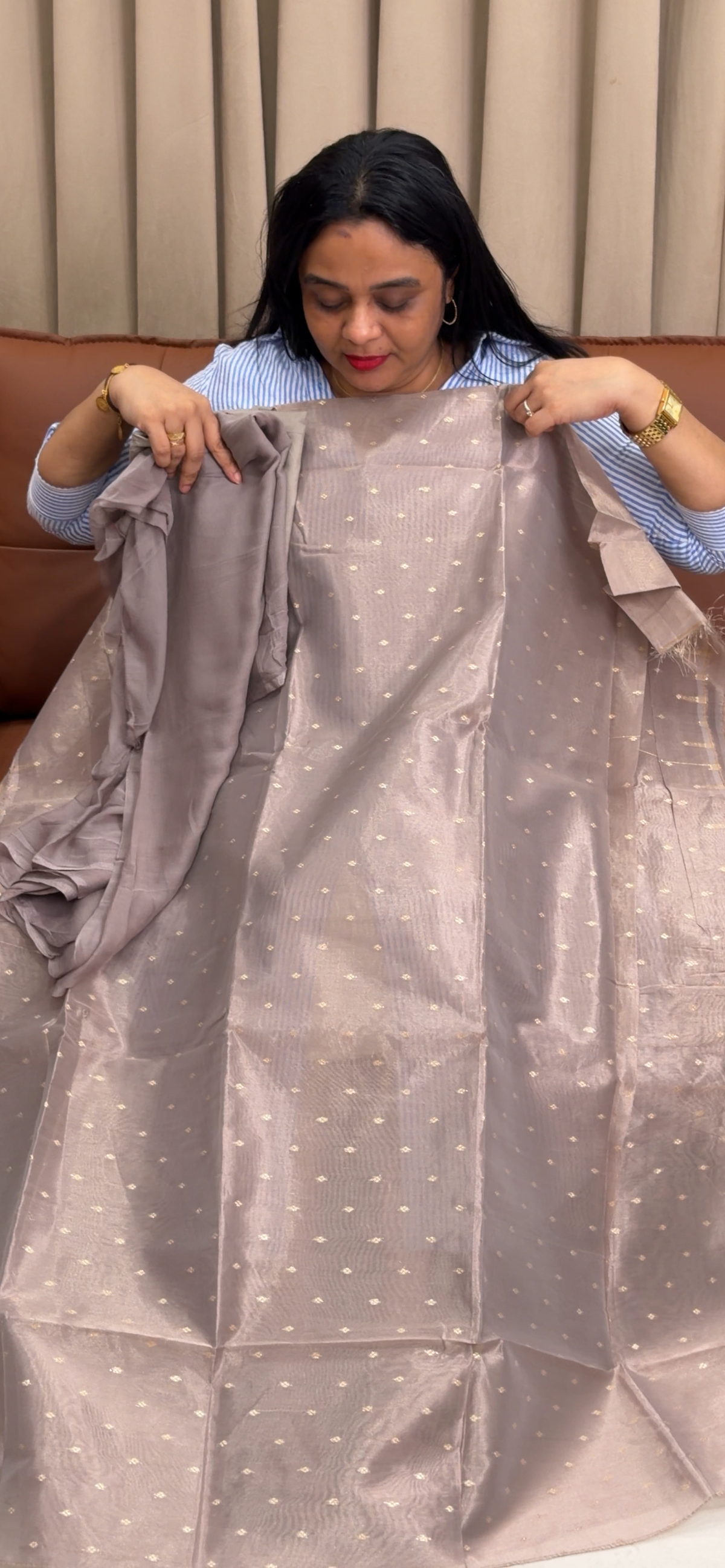 TISSEU UNSTITCHED SALWAR SUITS - IHA 35902