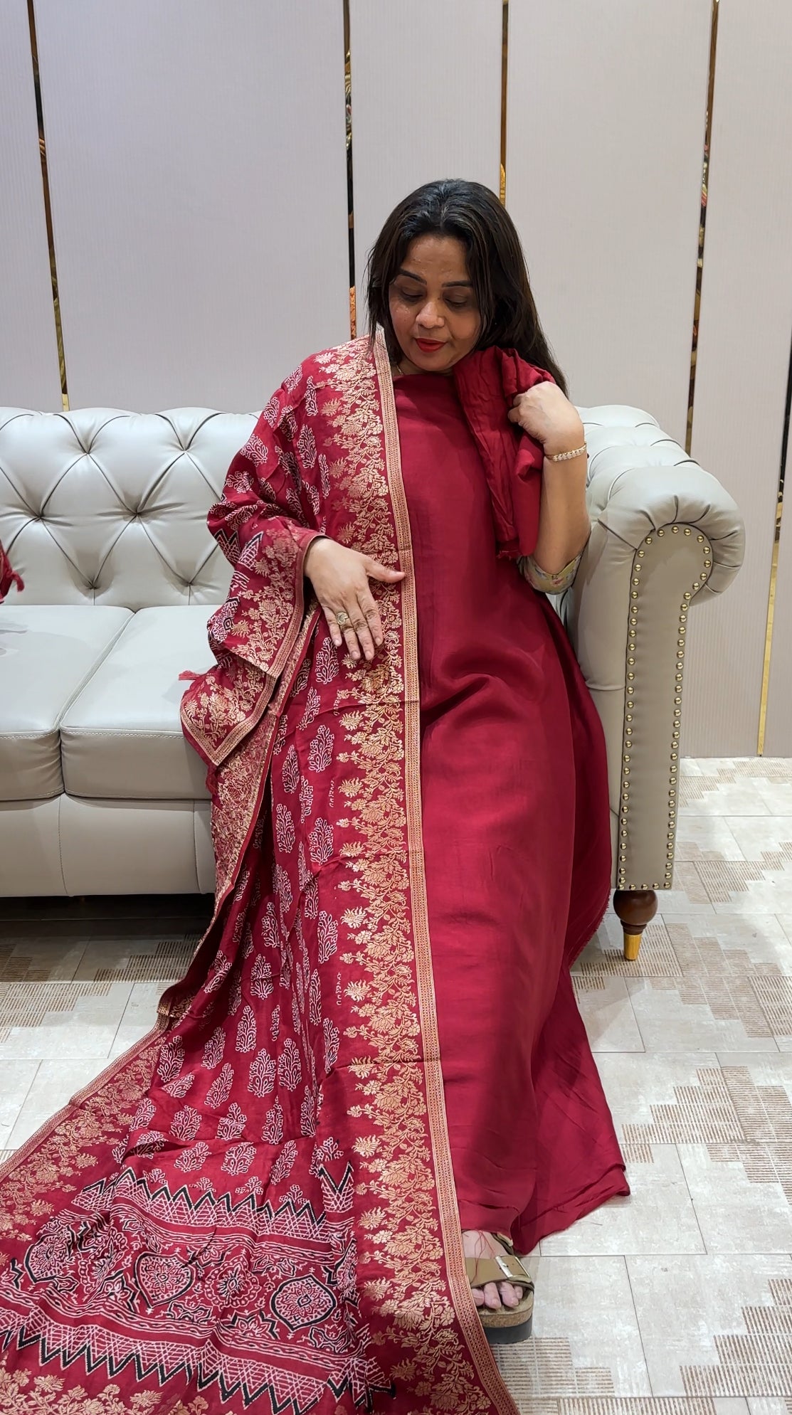 VISCOSE DOLA UNSTITCHED SALWAR SUITS - IHA 21433