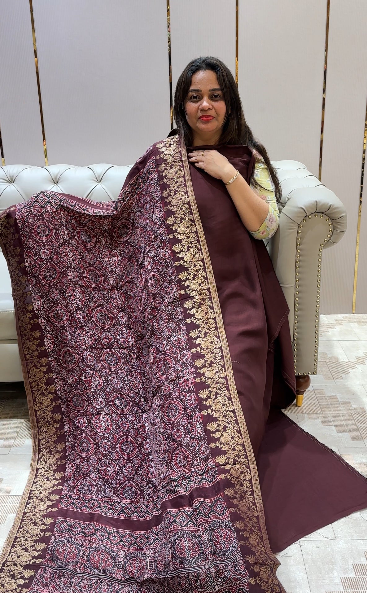 VISCOSE DOLA UNSTITCHED SALWAR SUITS - IHA 21433