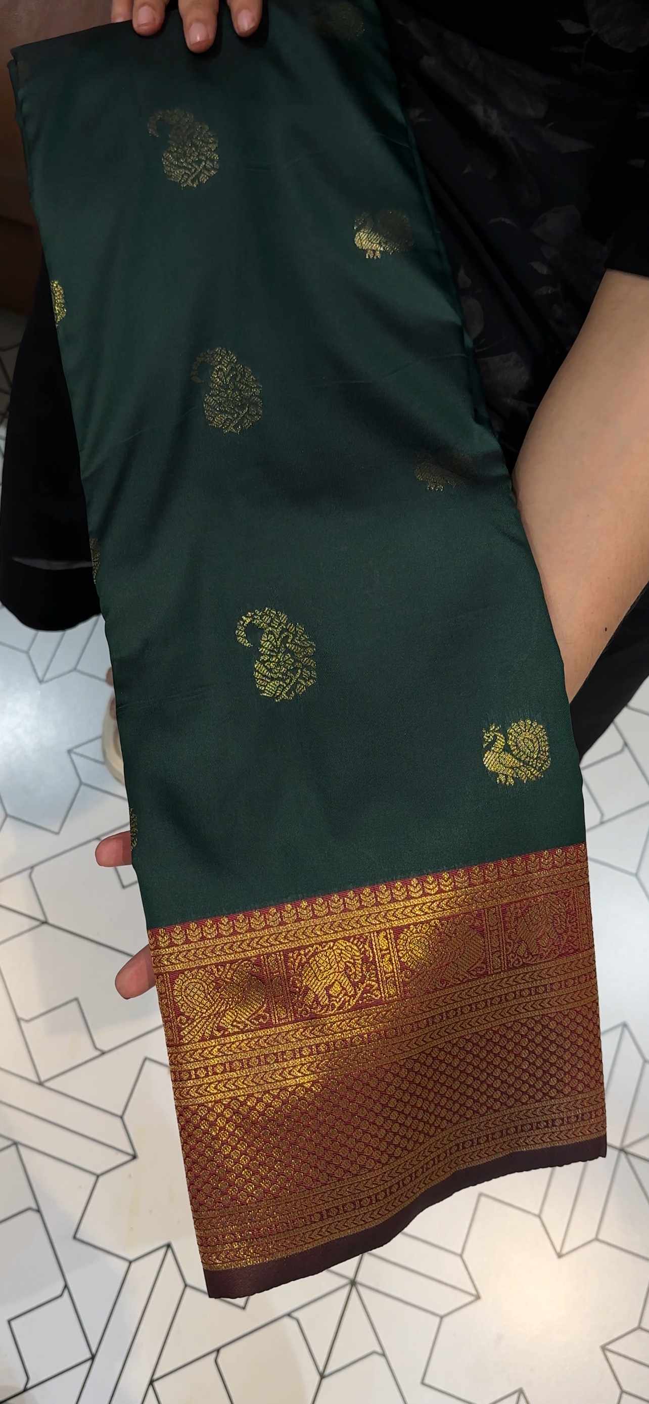 SEMI SILK SAREES - IHA 34985