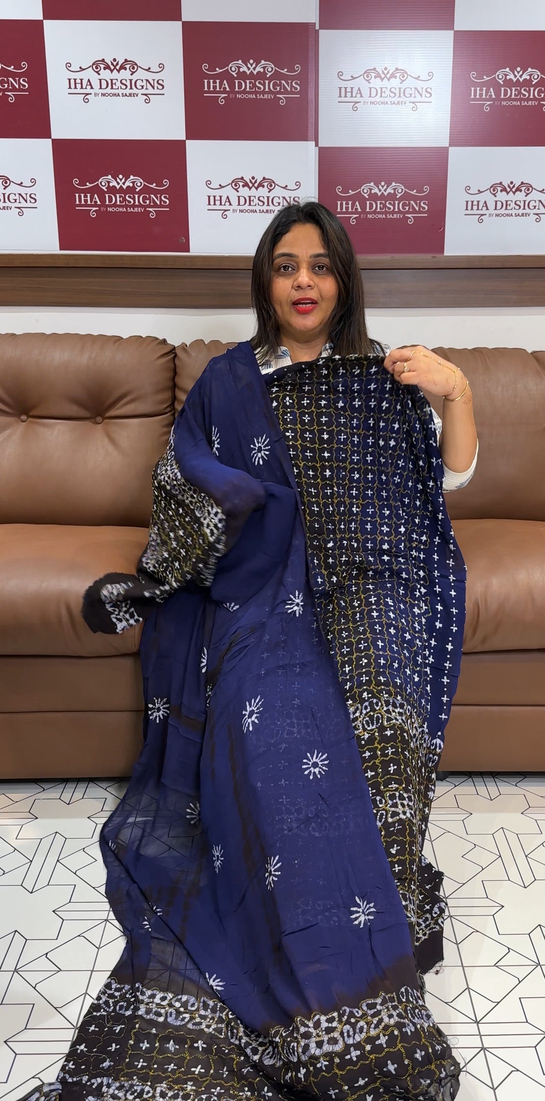 BATIK PRINTED UNSTITCHED SALWAR SUITS - IHA 23990