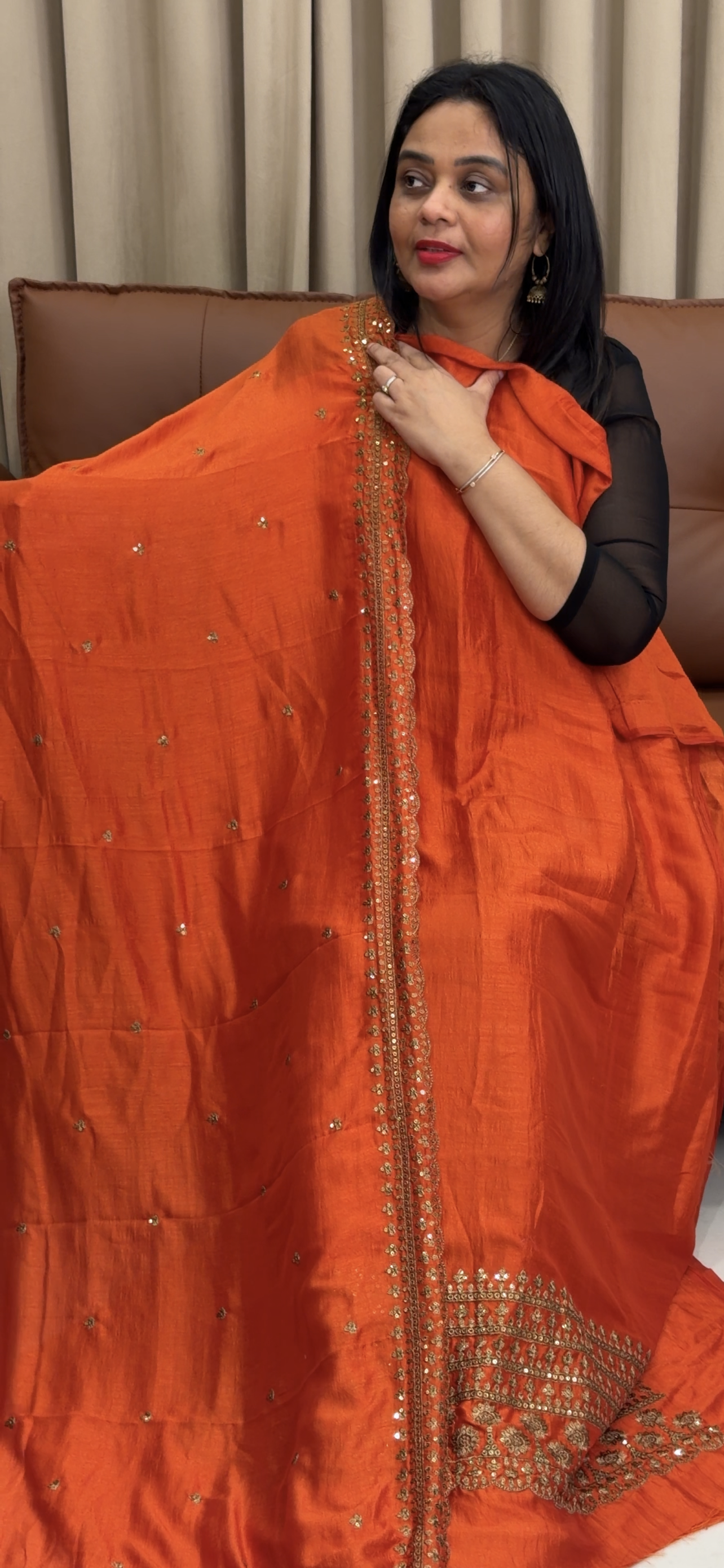 SEMI RAW SILK UNSTITCHED SALWAR SUITS - IHA 33986