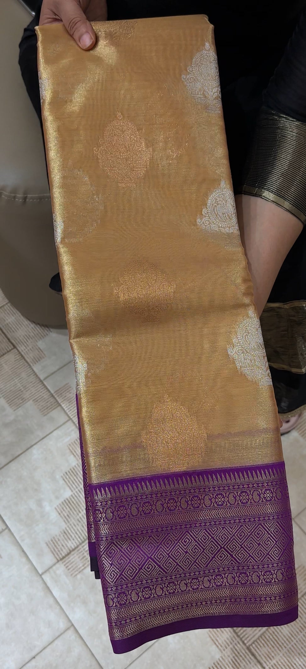 SEMI TISSUE SILK SAREES - IHA 26739