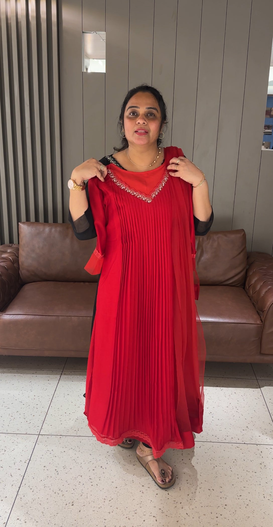 IHA'S IN-HOUSE HAND WORKED TOP AND DUPATTA - IHA 26512
