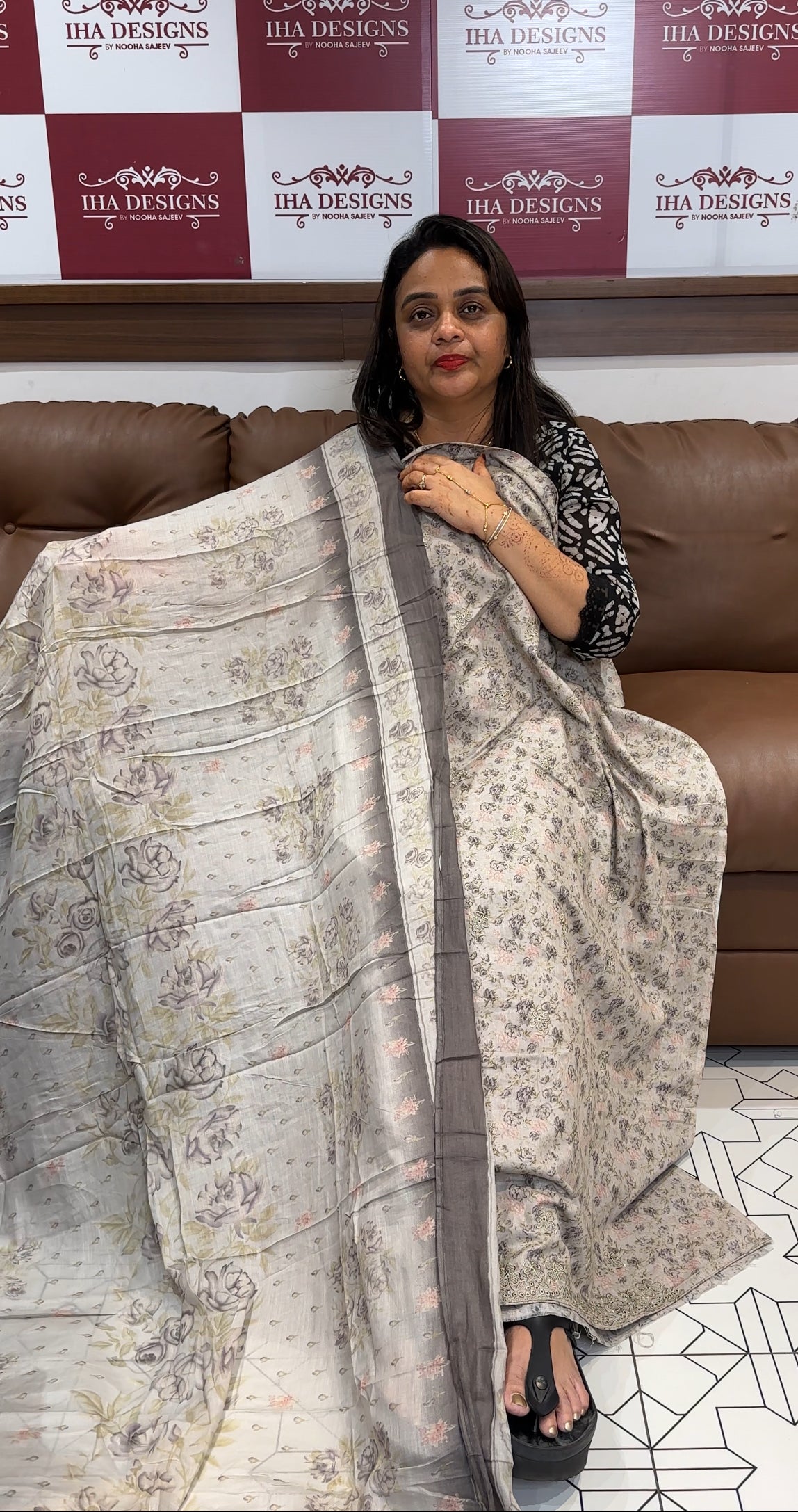 COTTON PRINTED UNSTITCHED SALWAR SUITS - IHA 23993