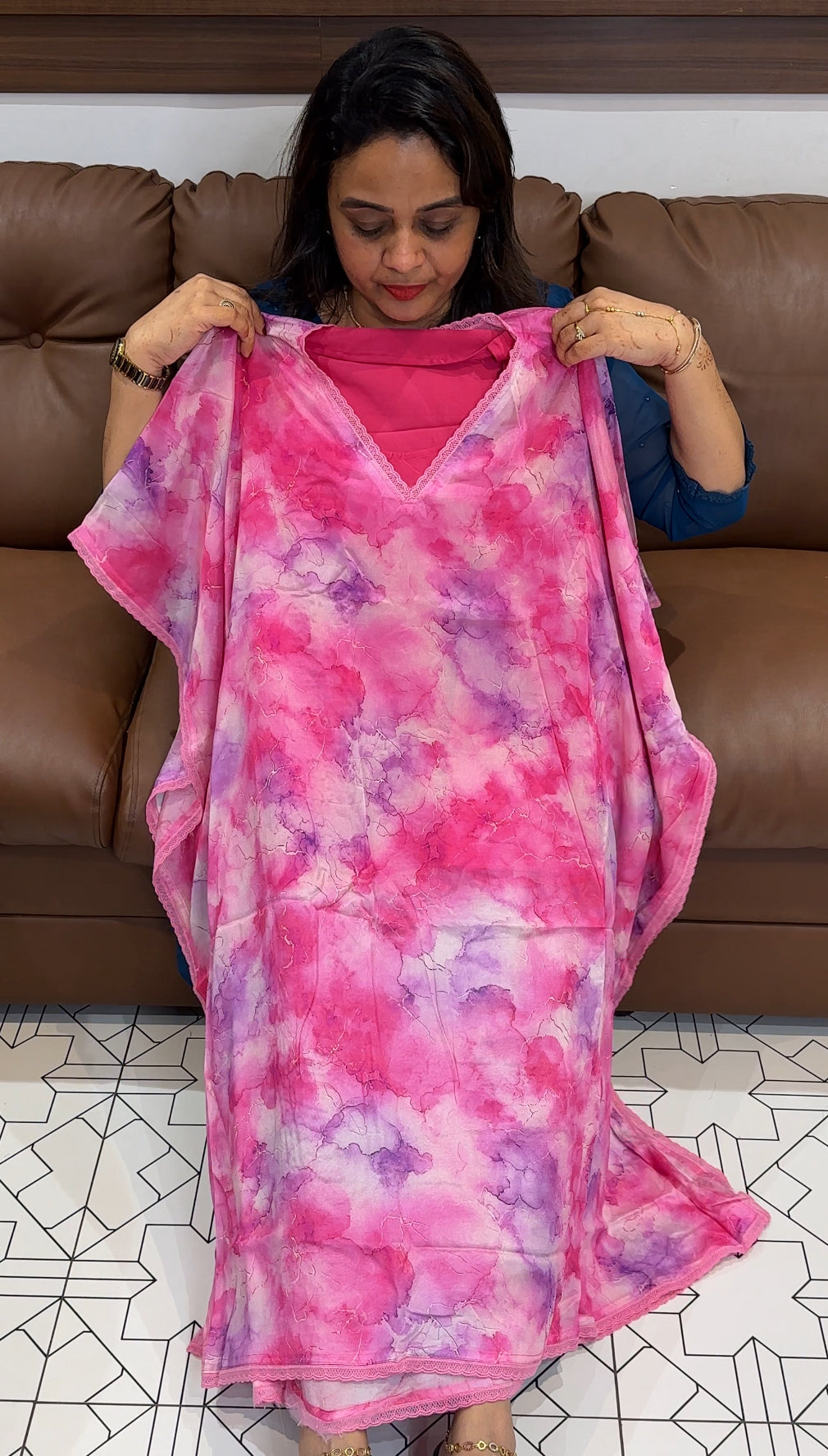 IHA'S IN-HOUSE PRINTED KAFTAN - IHA 23961