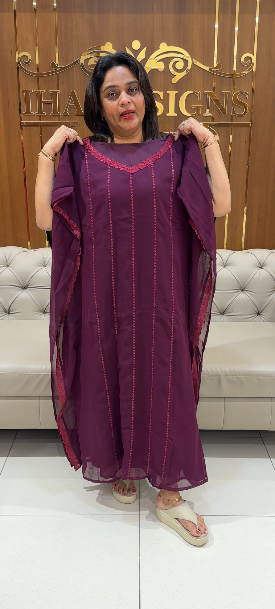 IHA'S IN-HOUSE KAFTAN TOPS - IHA 26642