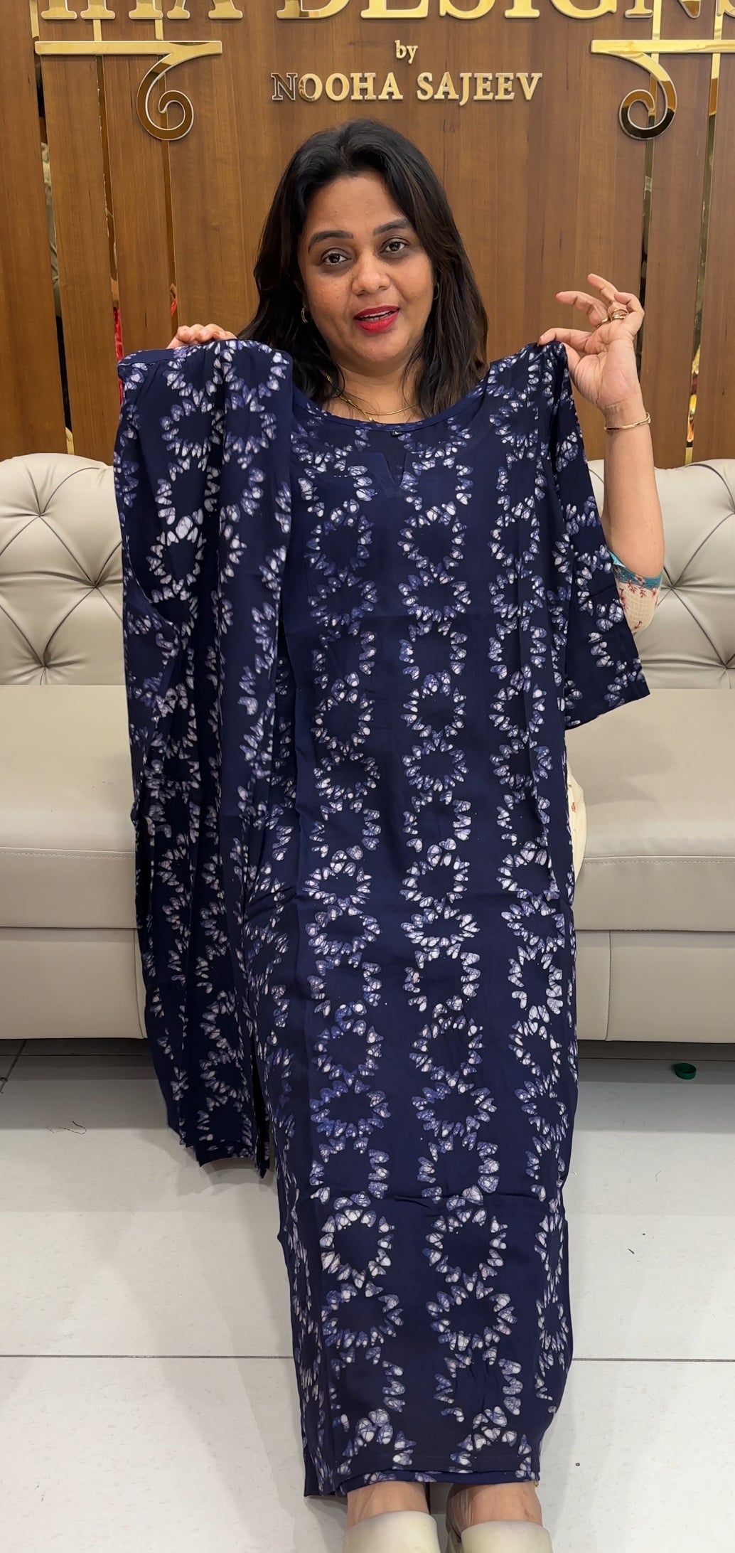 BATIK PRINTED TOP AND BOTTOM - IHA 25187