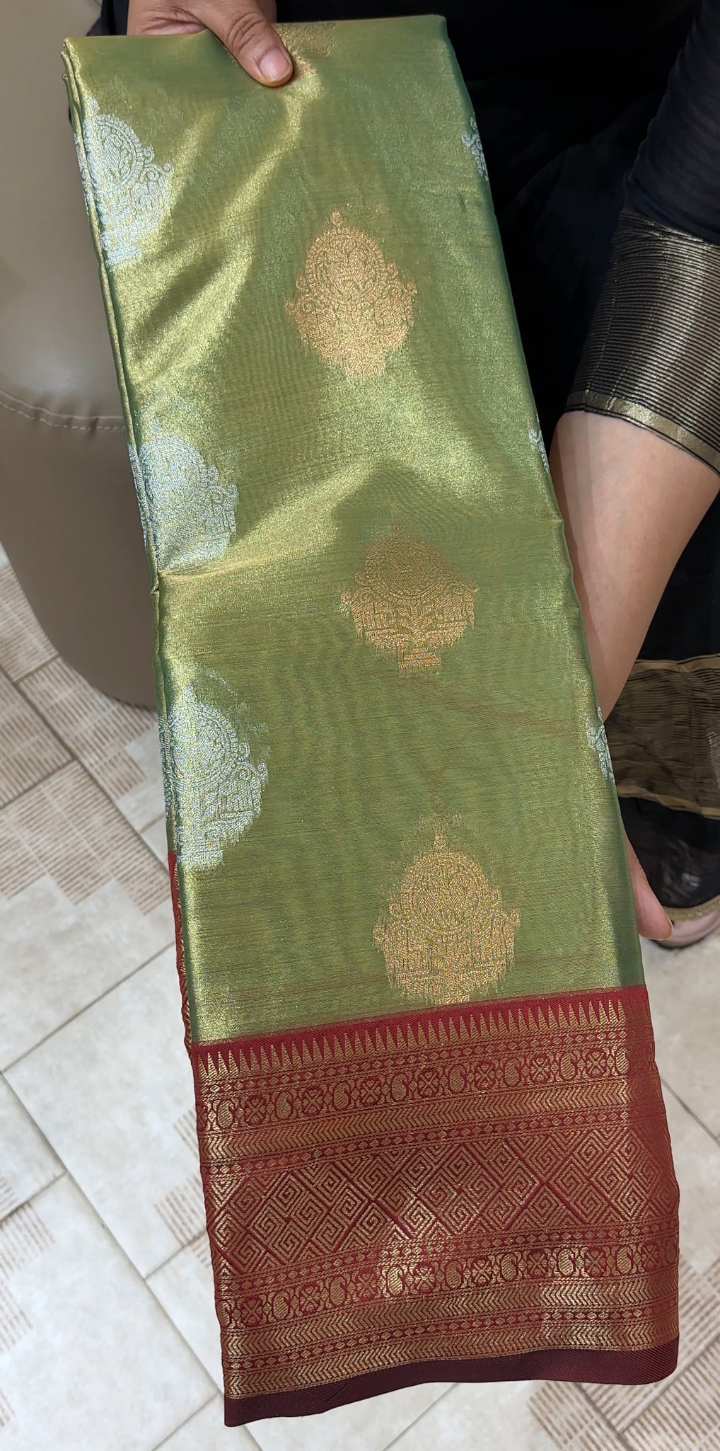 SEMI TISSUE SILK SAREES - IHA 26739