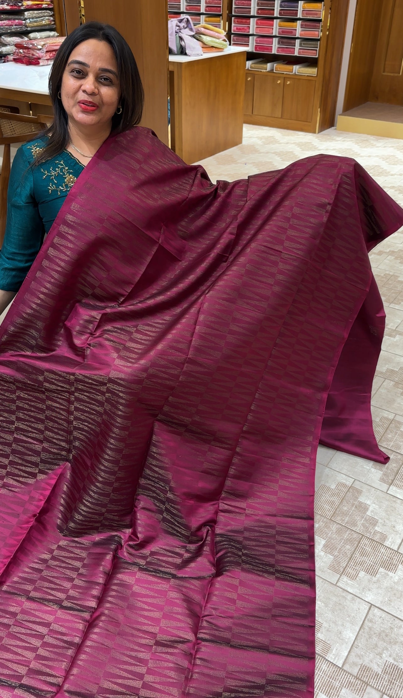 DESIGNER KANCHIPURAM SAREES - IHA 26094
