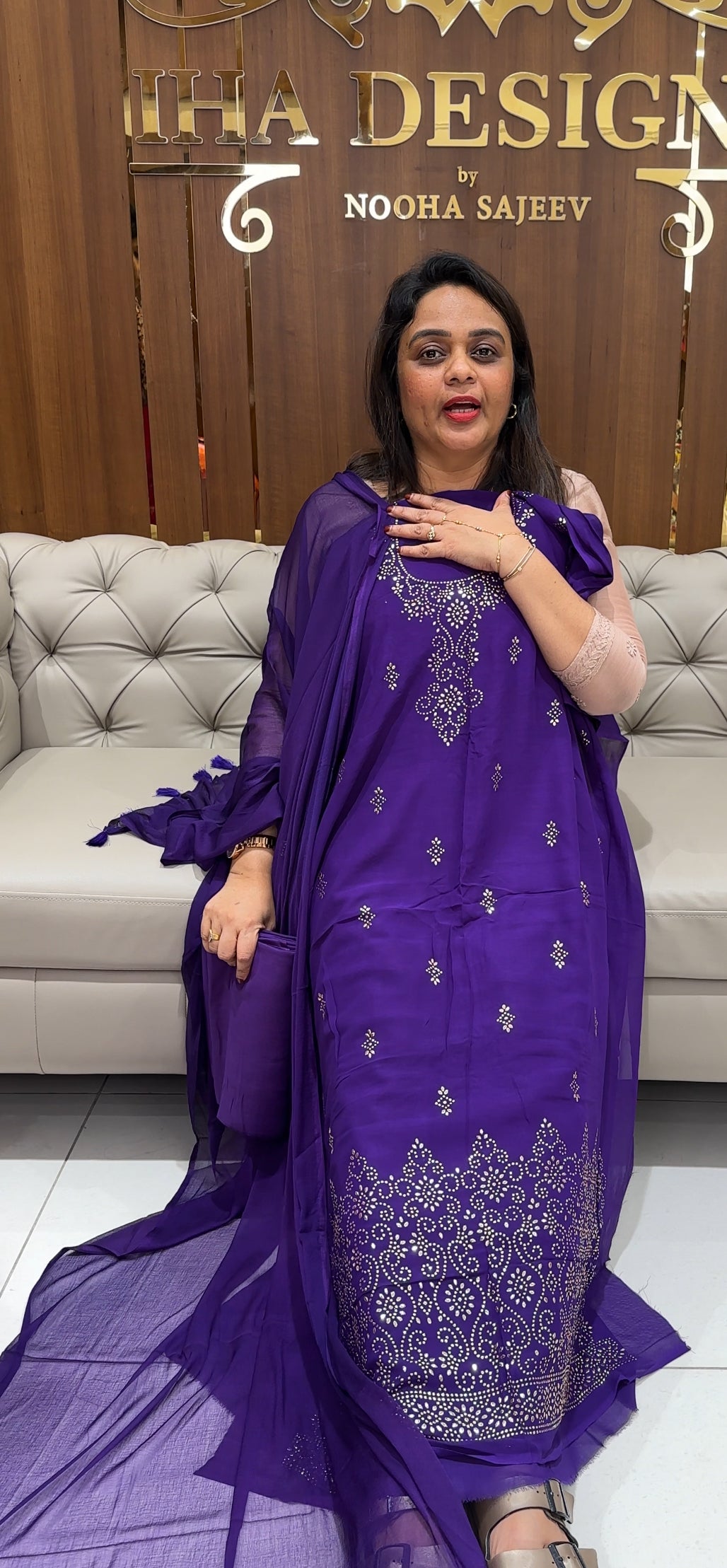GEORGETTE UNSTITCHED SALWAQR SUITS - IHA 24185