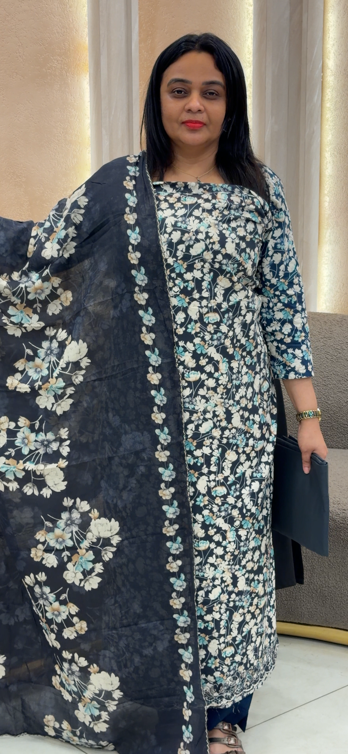 VISCOSE RAYON UNSTITCHED SALWAR SUITS - IHA 35836