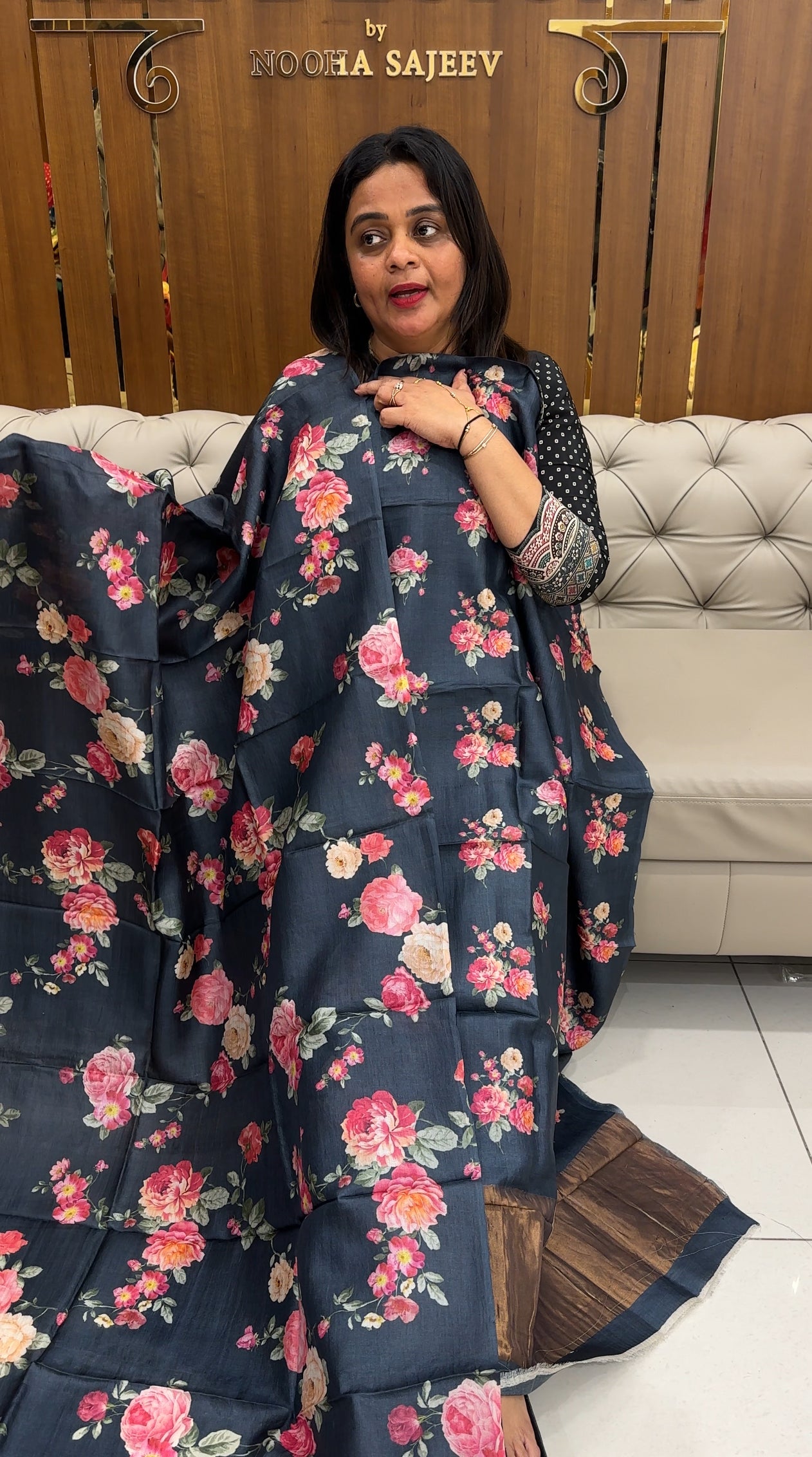 TUSSUR SILK UNSTITCHED SALWAR SUITS - IHA 25968