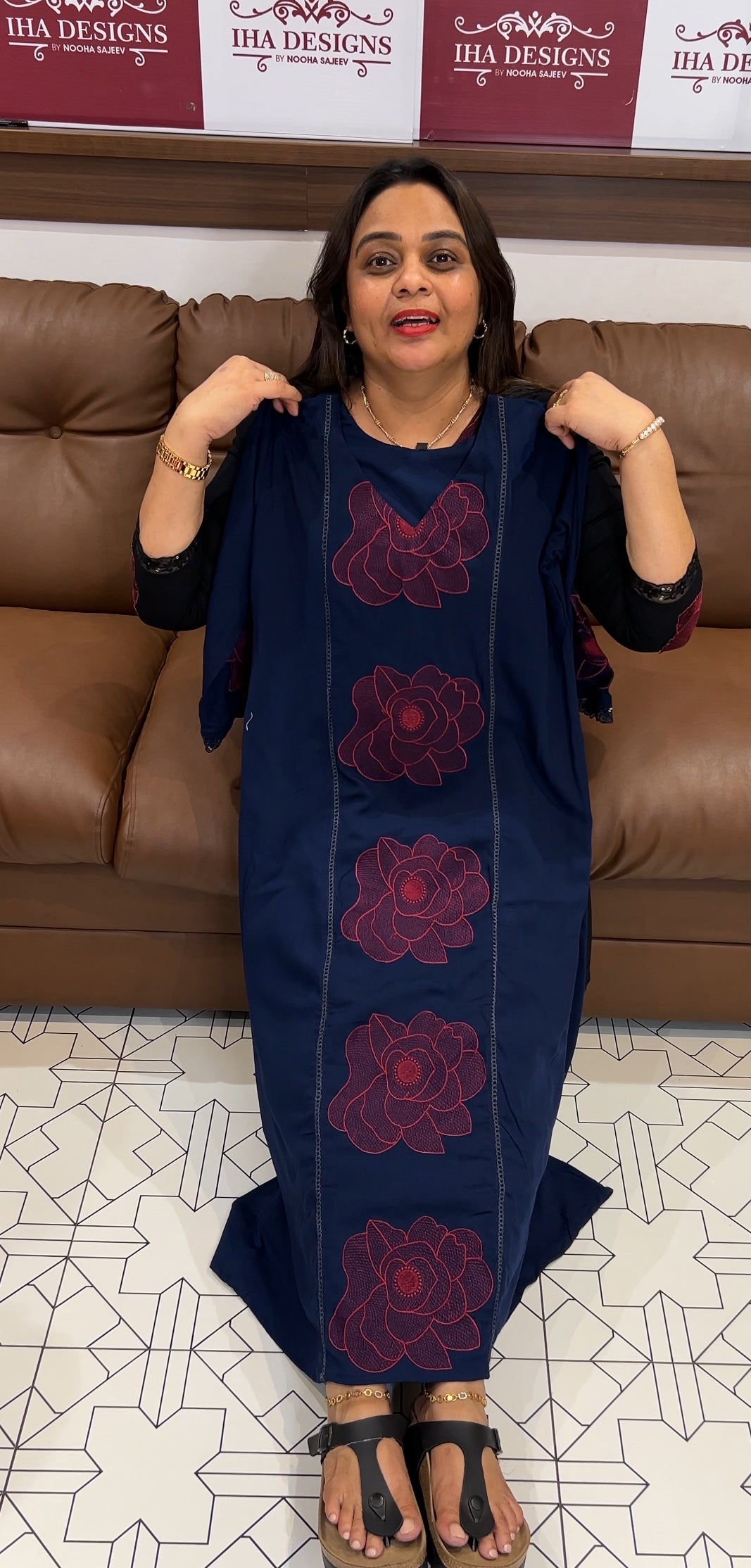 CRUSHED RAYON ALINE TOPS - IHA 22422