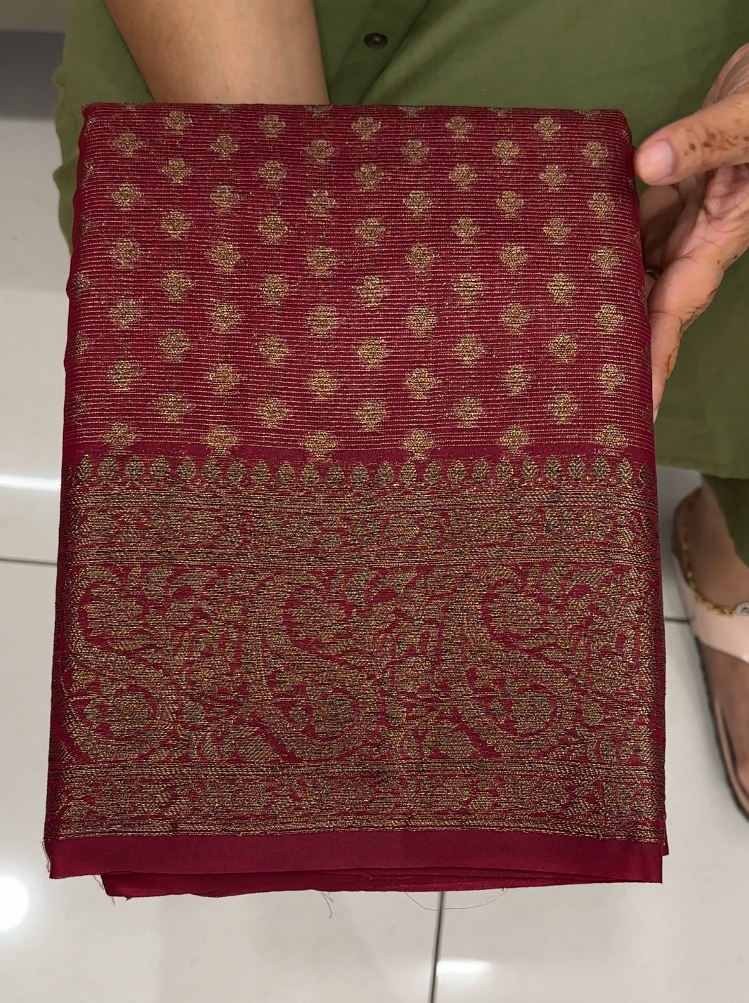 SEMI BANARASI SAREES - IHA 27538