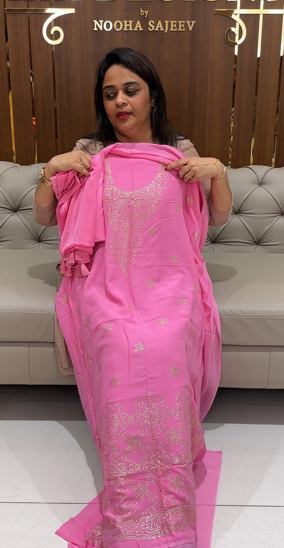 VISCOSE GEORGETTE UNSTITCHED SALWAR SUITS - IHA 24191