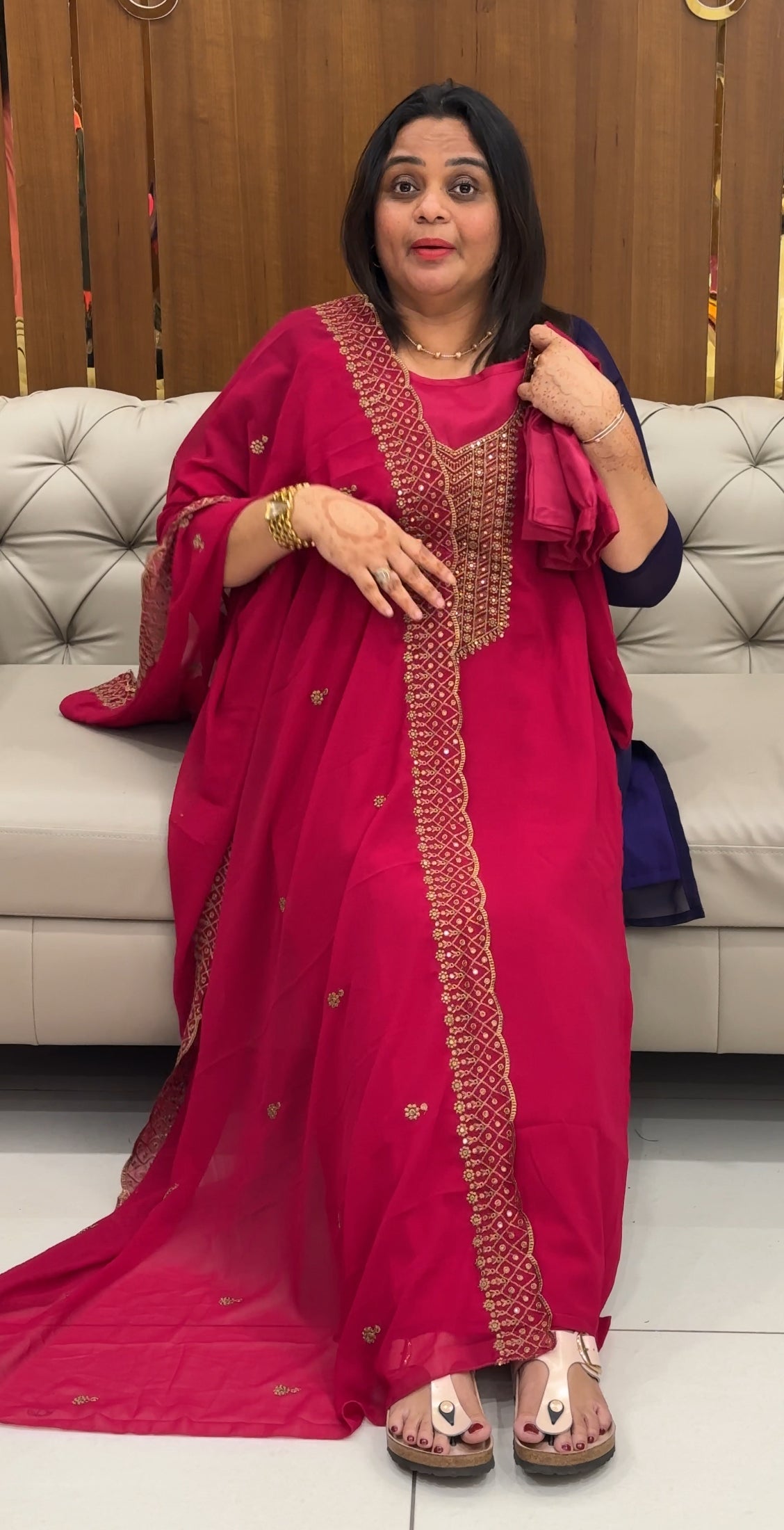 IHA'S IN-HOUSE READY TO WEAR TOP,BOTTOM AND DUPATTA - IHA 27537