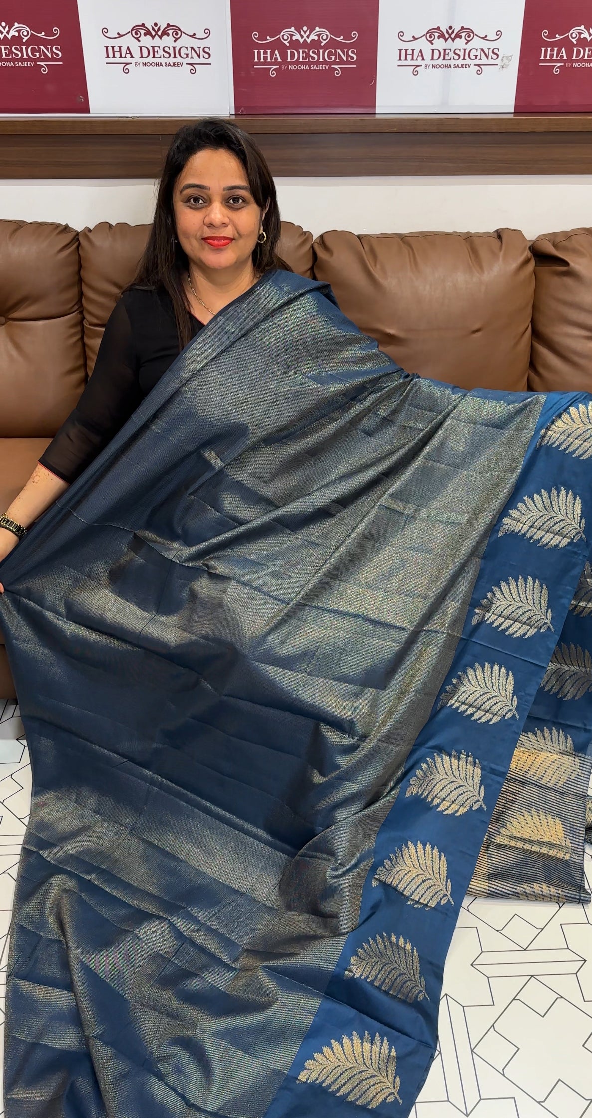 SEMI SILK SAREES - IHA 23926