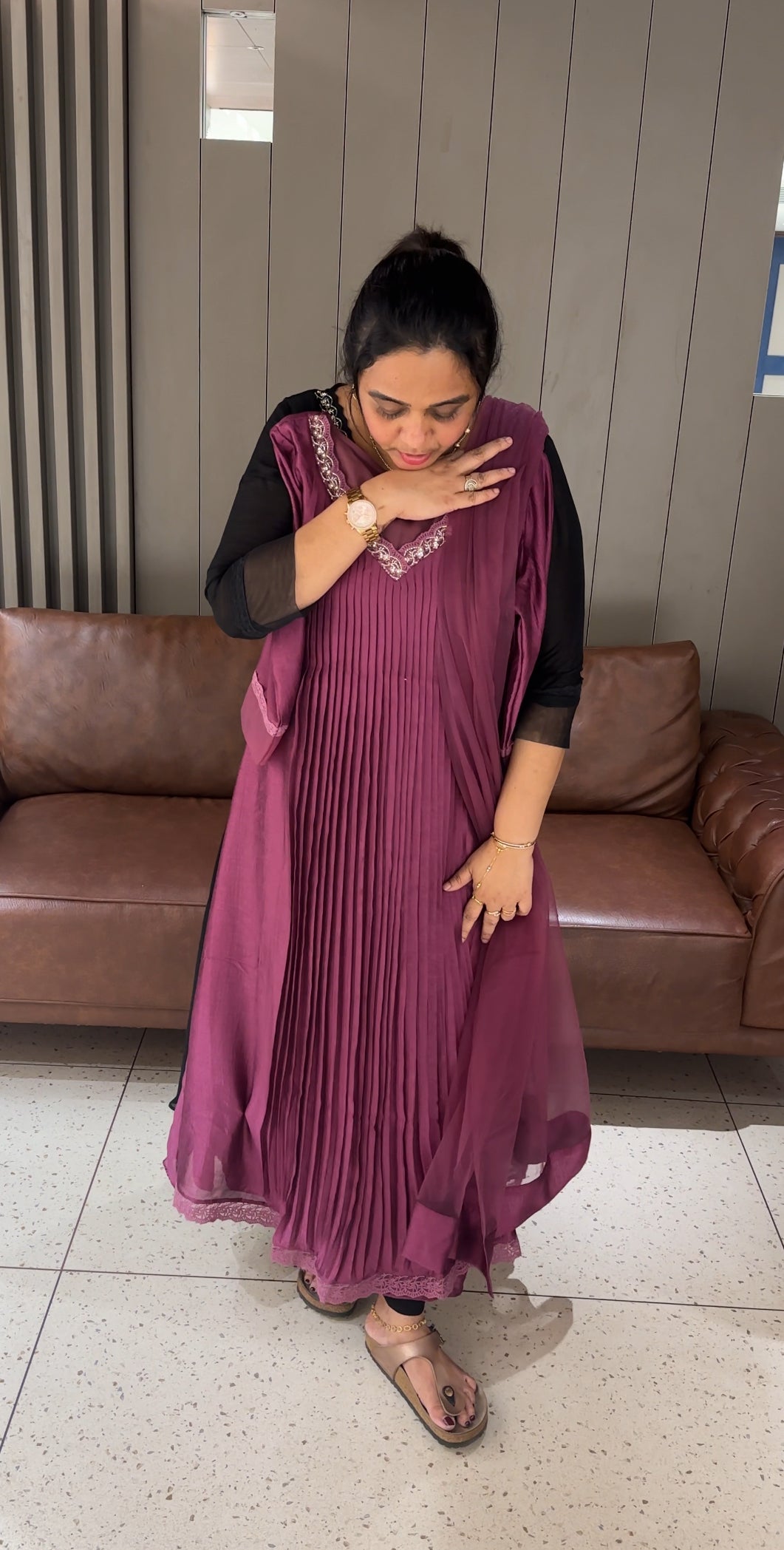 IHA'S IN-HOUSE HAND WORKED TOP AND DUPATTA - IHA 26512