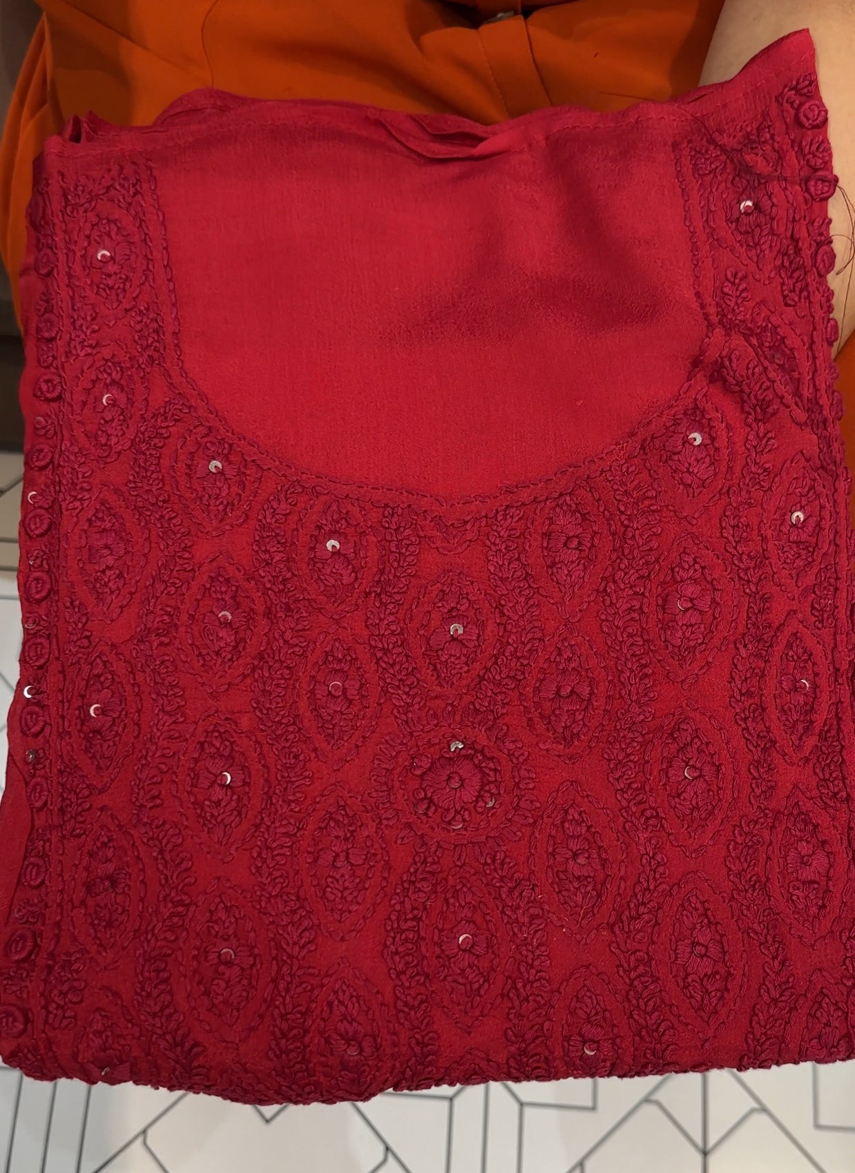 PLATINUM CHIFFON UNSTITCHED SALWAR SUITS - IHA 26458