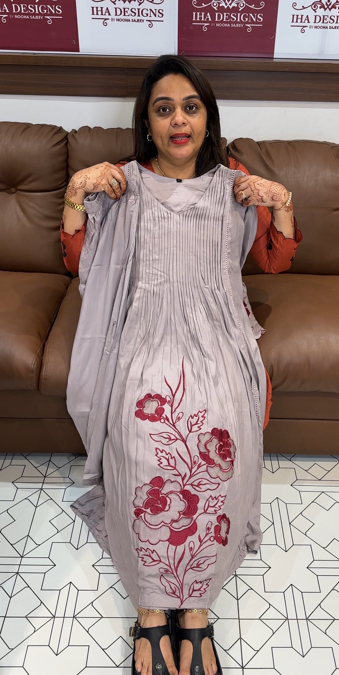 MUSLIN ALINE TOP AND BOTTOM - IHA 23727
