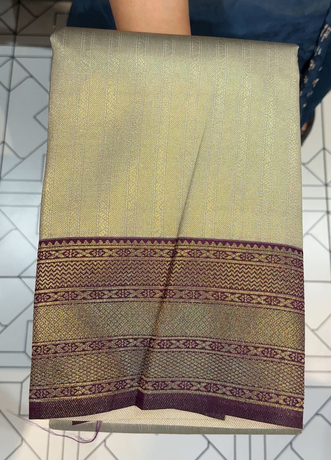 SEMI BROCADE SILK SAREES - IHA 23987