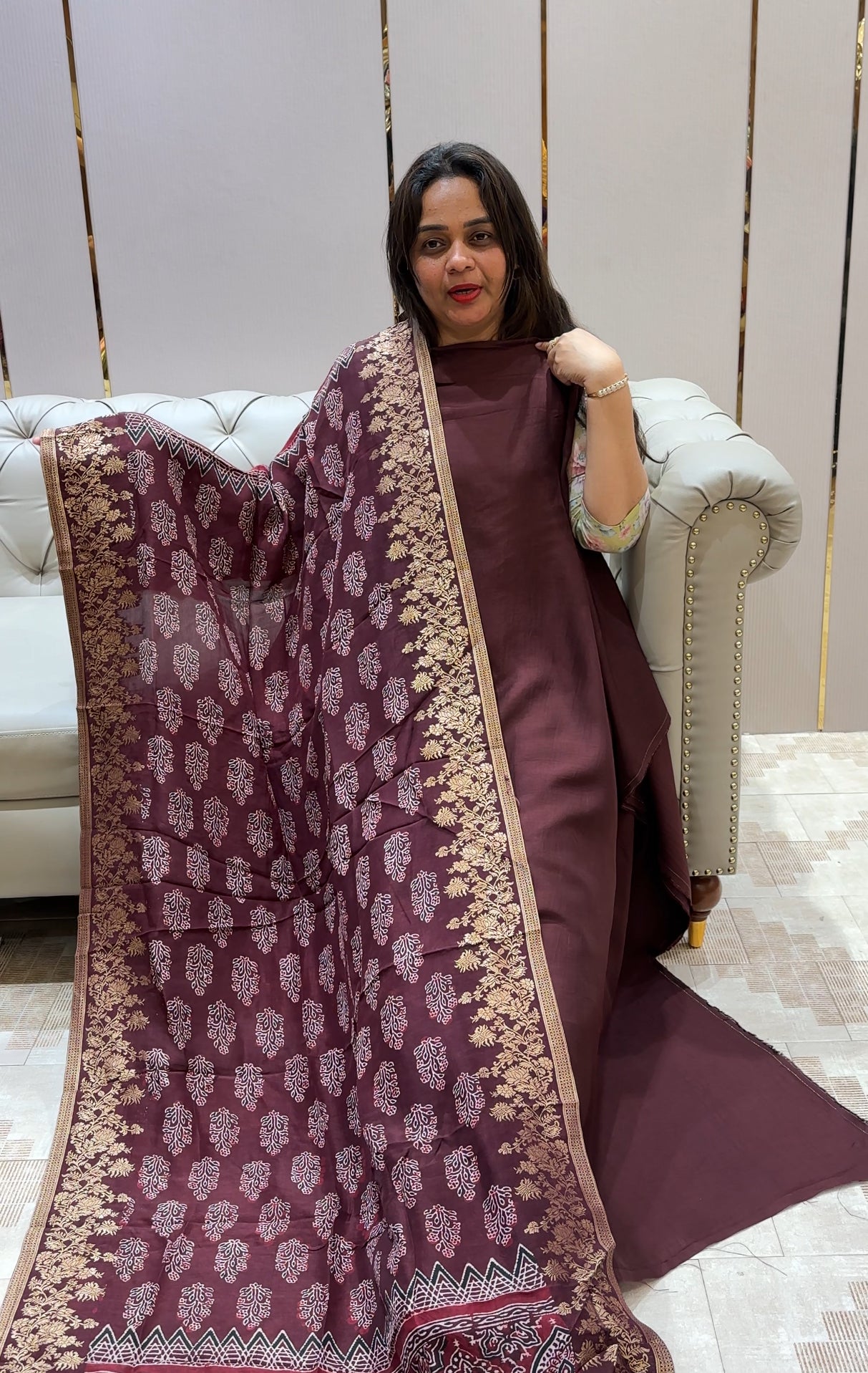 VISCOSE DOLA UNSTITCHED SALWAR SUITS - IHA 21433