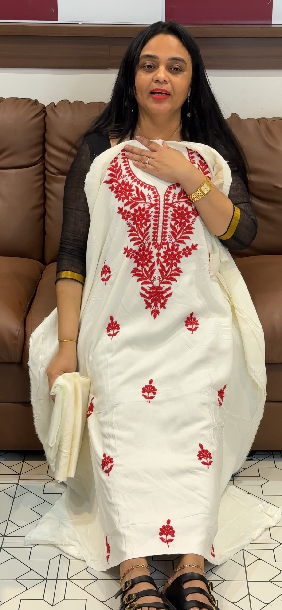 OFFER SALES UNSTITCHED SALWAR SUITS - IHA 35482