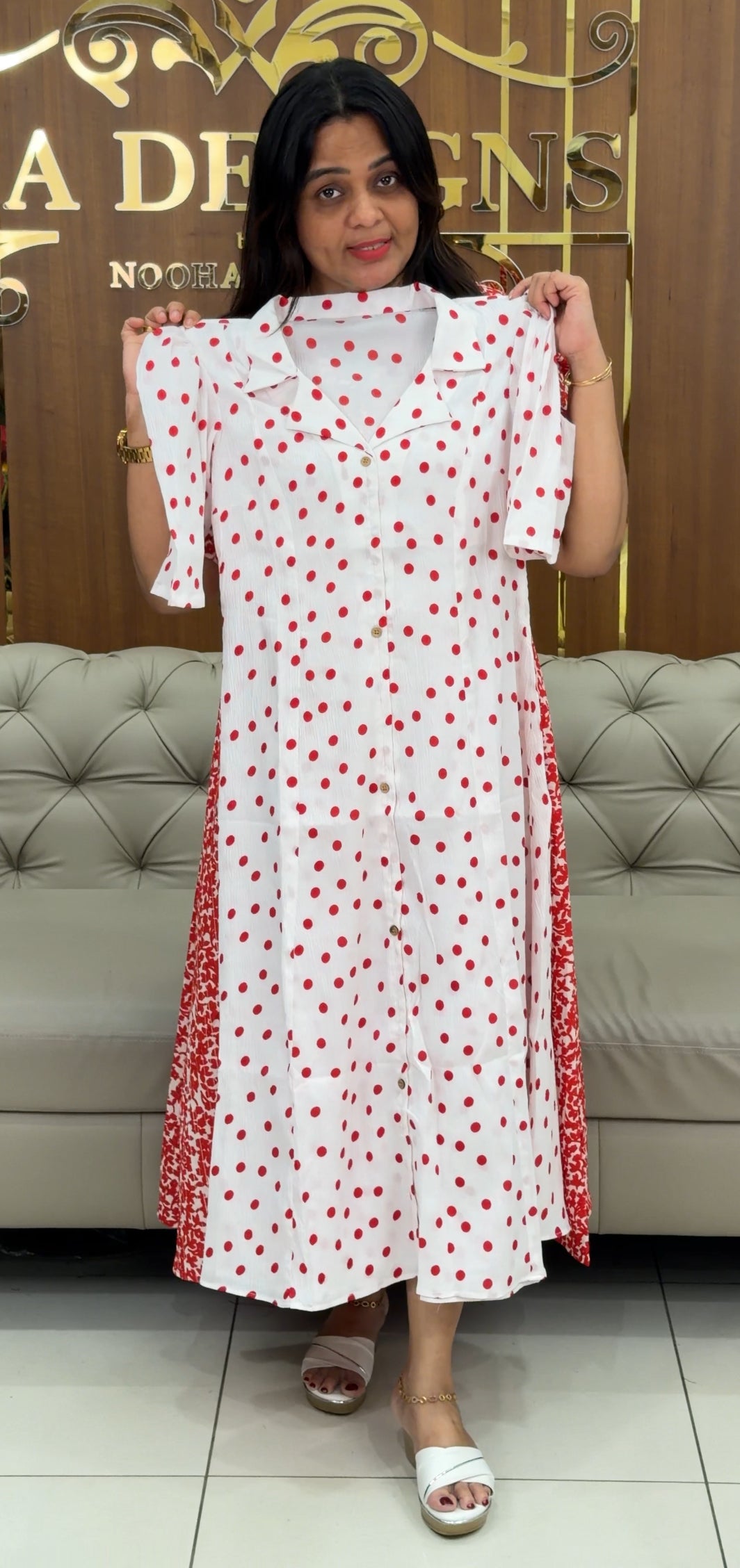 IHA'S IN-HOUSE PRINTED ALINE - IHA 29072