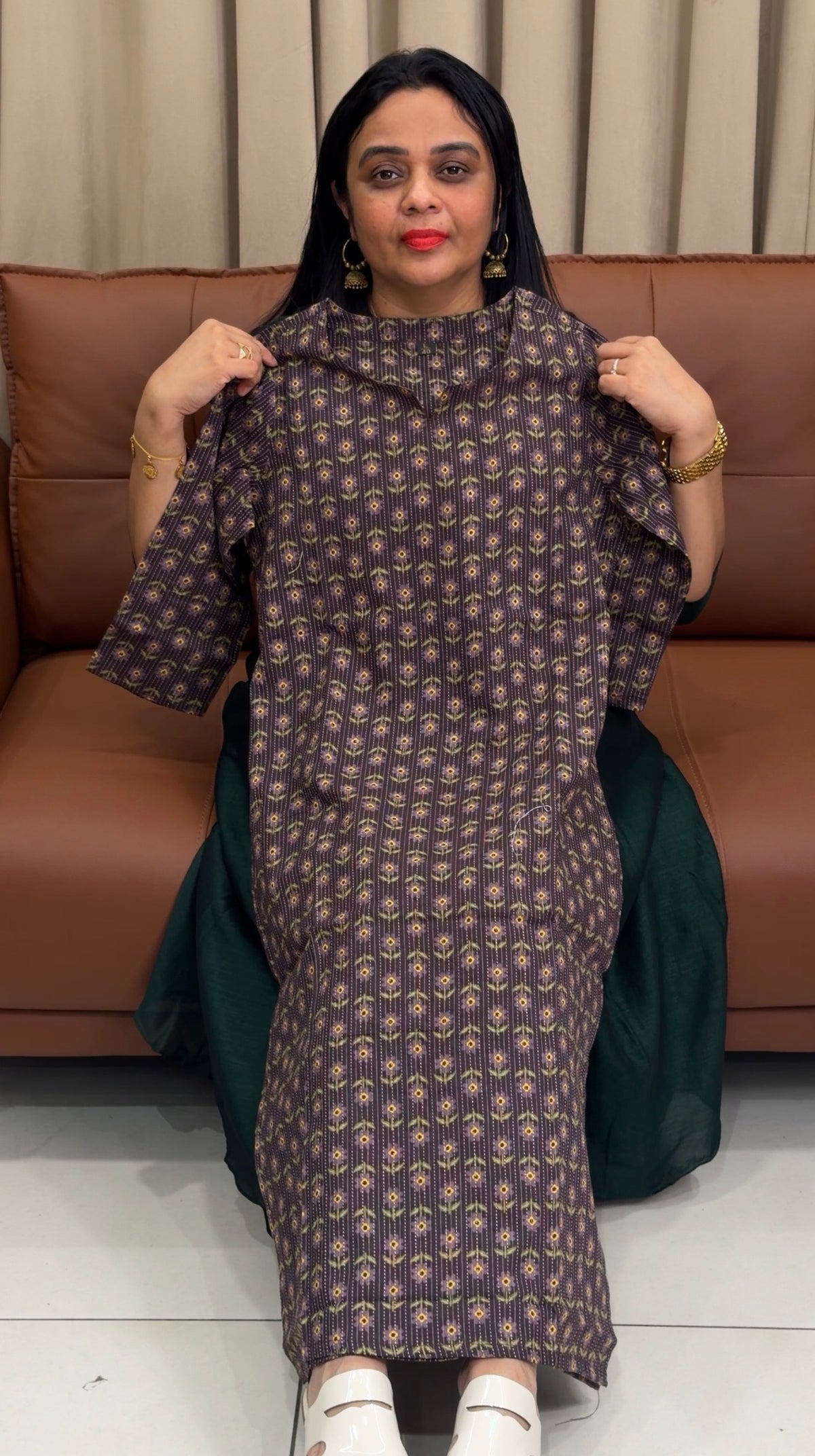 PRINTED COTTON TOPS - IHA 35754