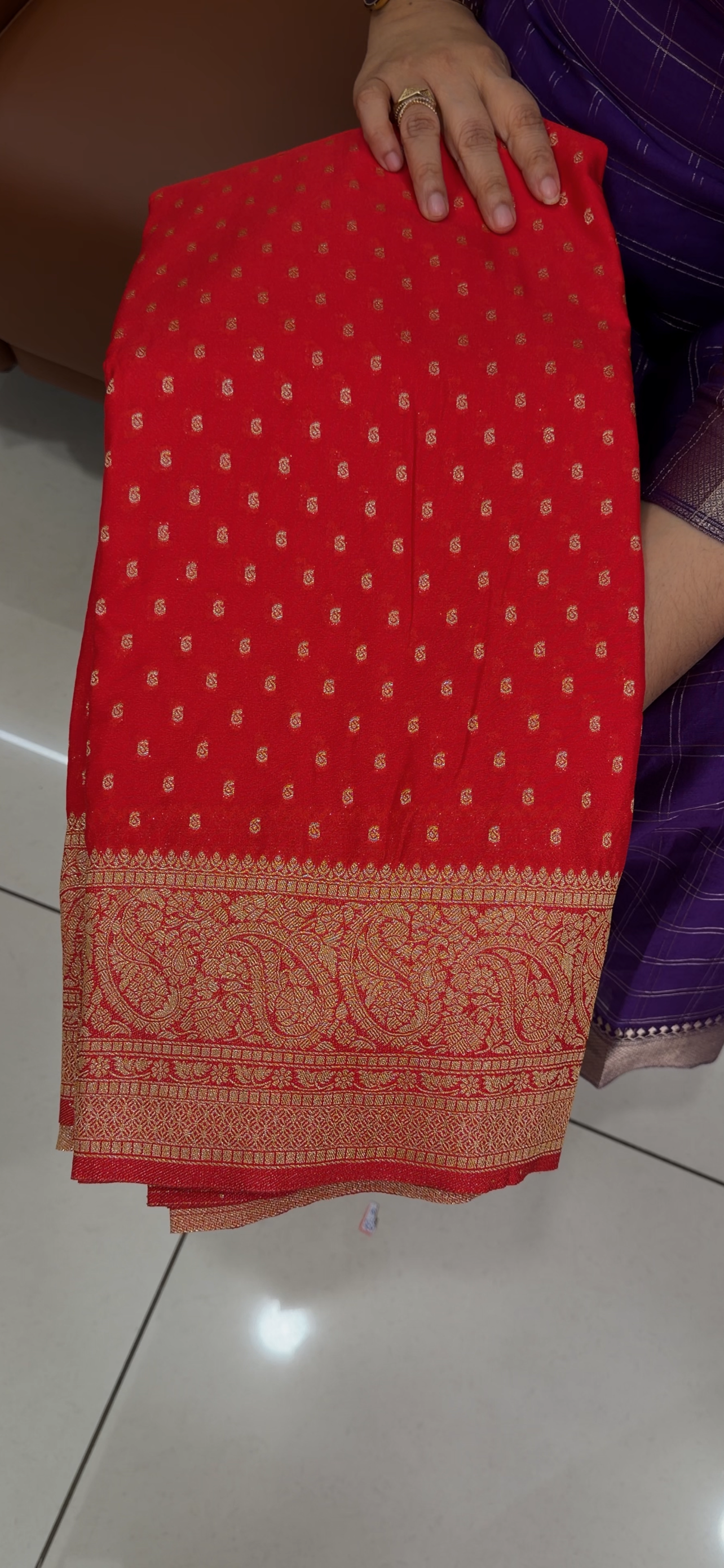 SEMI BANARASI SAREES - IHA 33883