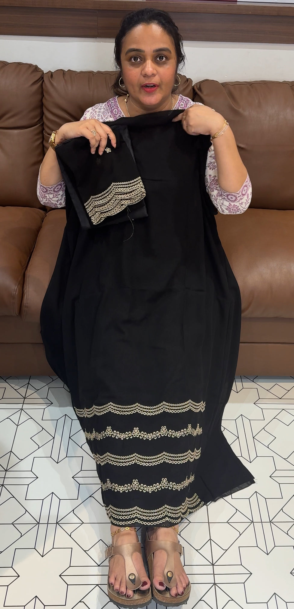 FAUX GEORGETTE UNSTITCHED SALWAR SUITS - IHA 26418