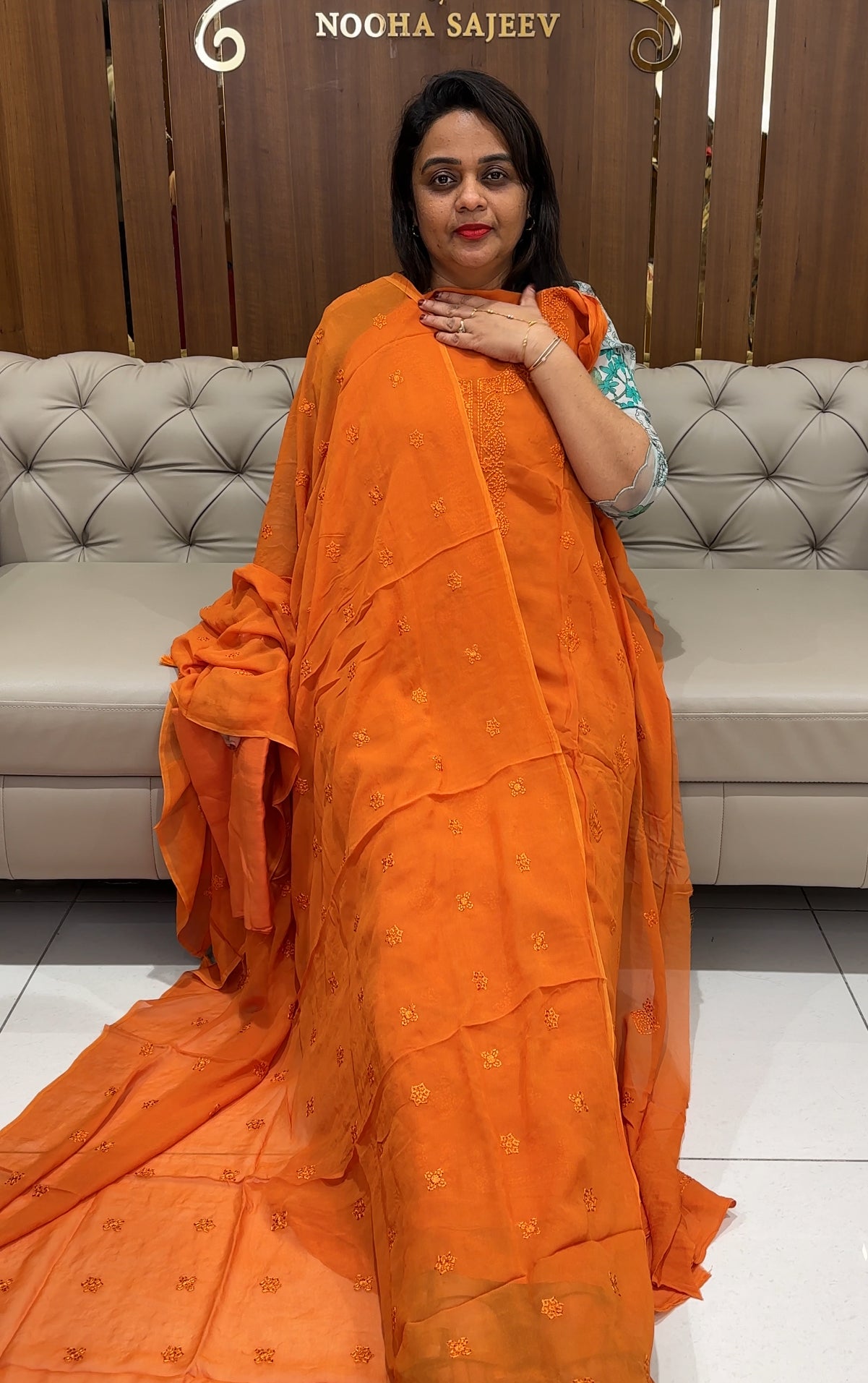 VISCOSE GEORGETTE UNSTITCHED SALWAR SUITS - IHA 24245