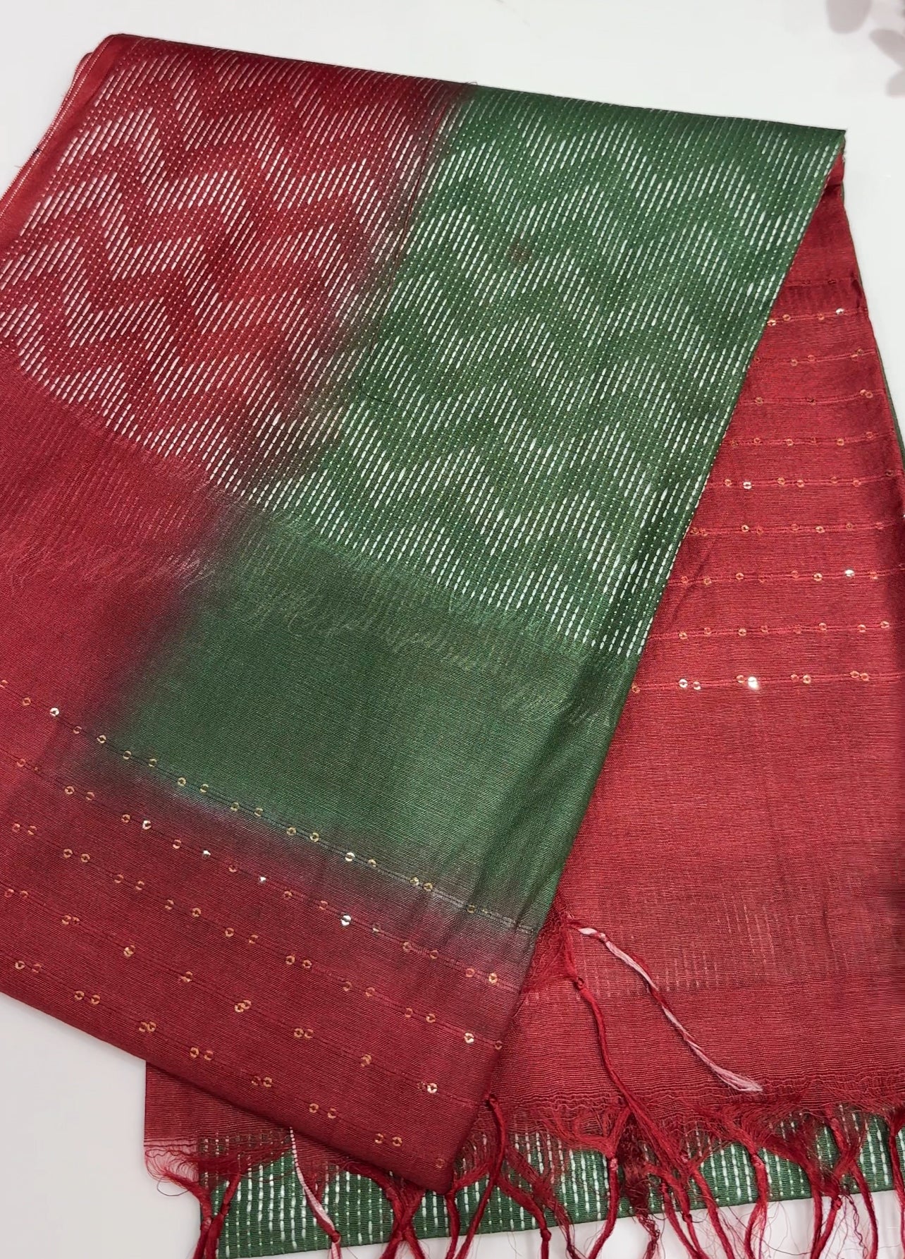 SEMI TUSSUR SAREES - IHA 27870