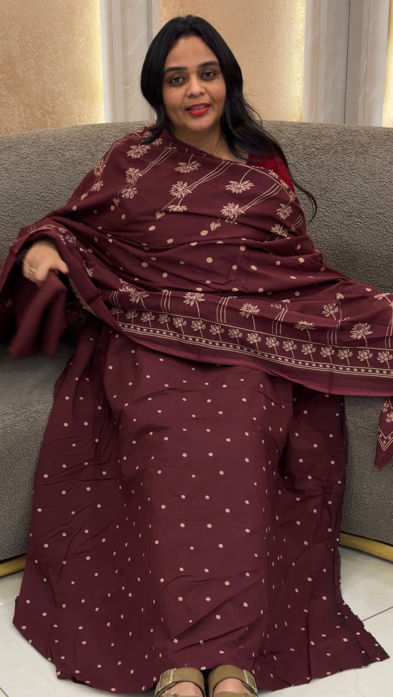COTTON UNSTITCHED SALWAR SUITS - IHA 32937