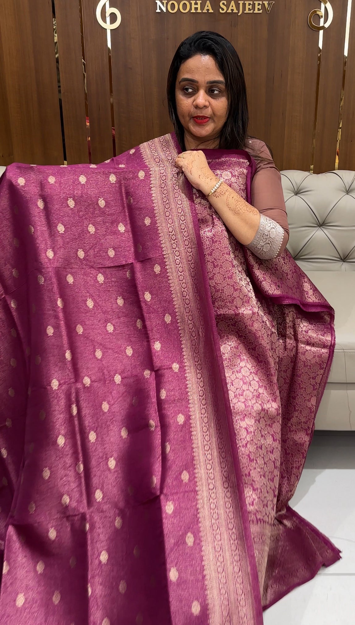 SEMI BANARASI UNSTITCHED SALWAR SUITS - IHA 23913