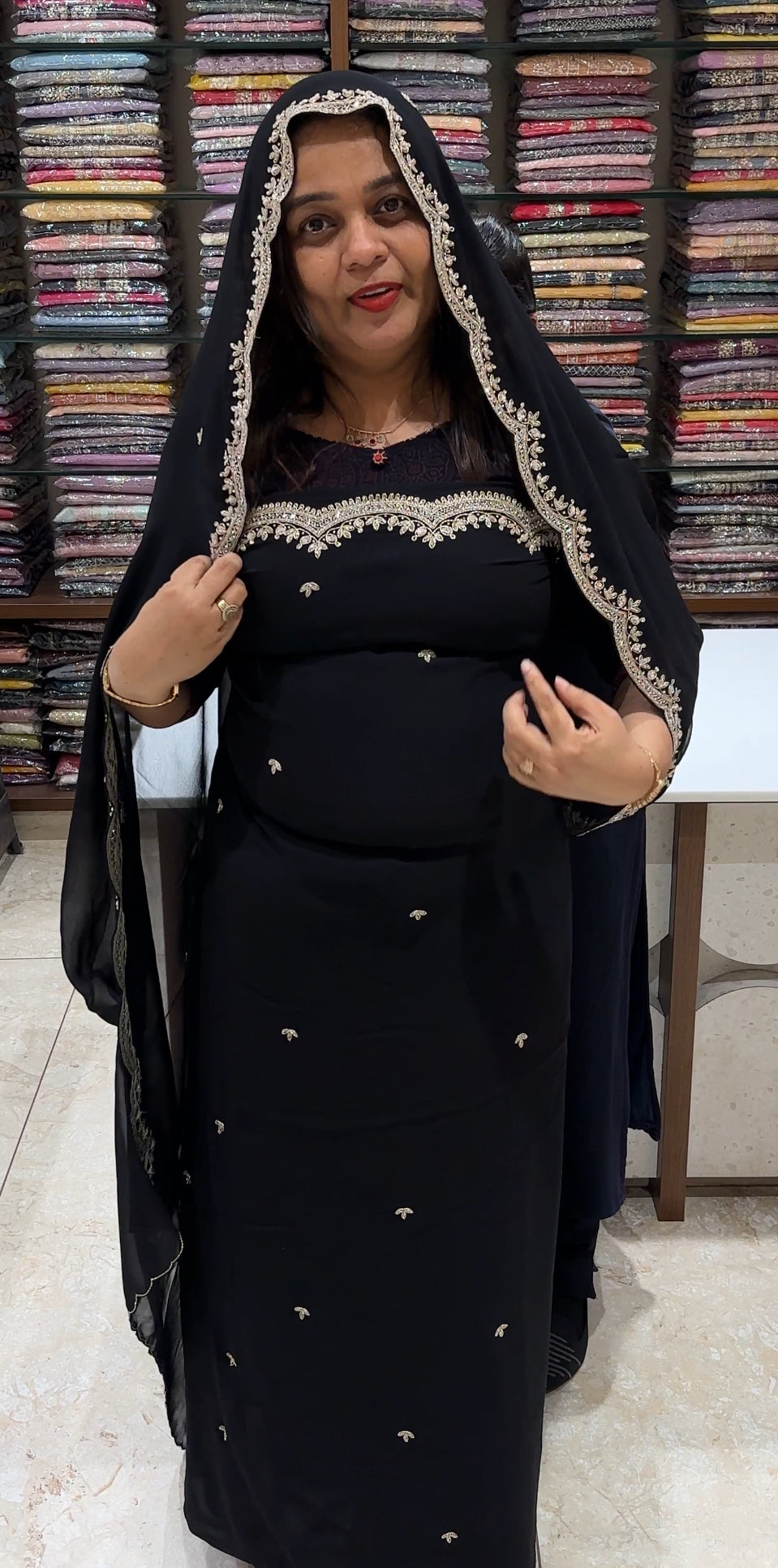 PREMIUM UNSTITCHED SALWAR SUITS - IHA 23040