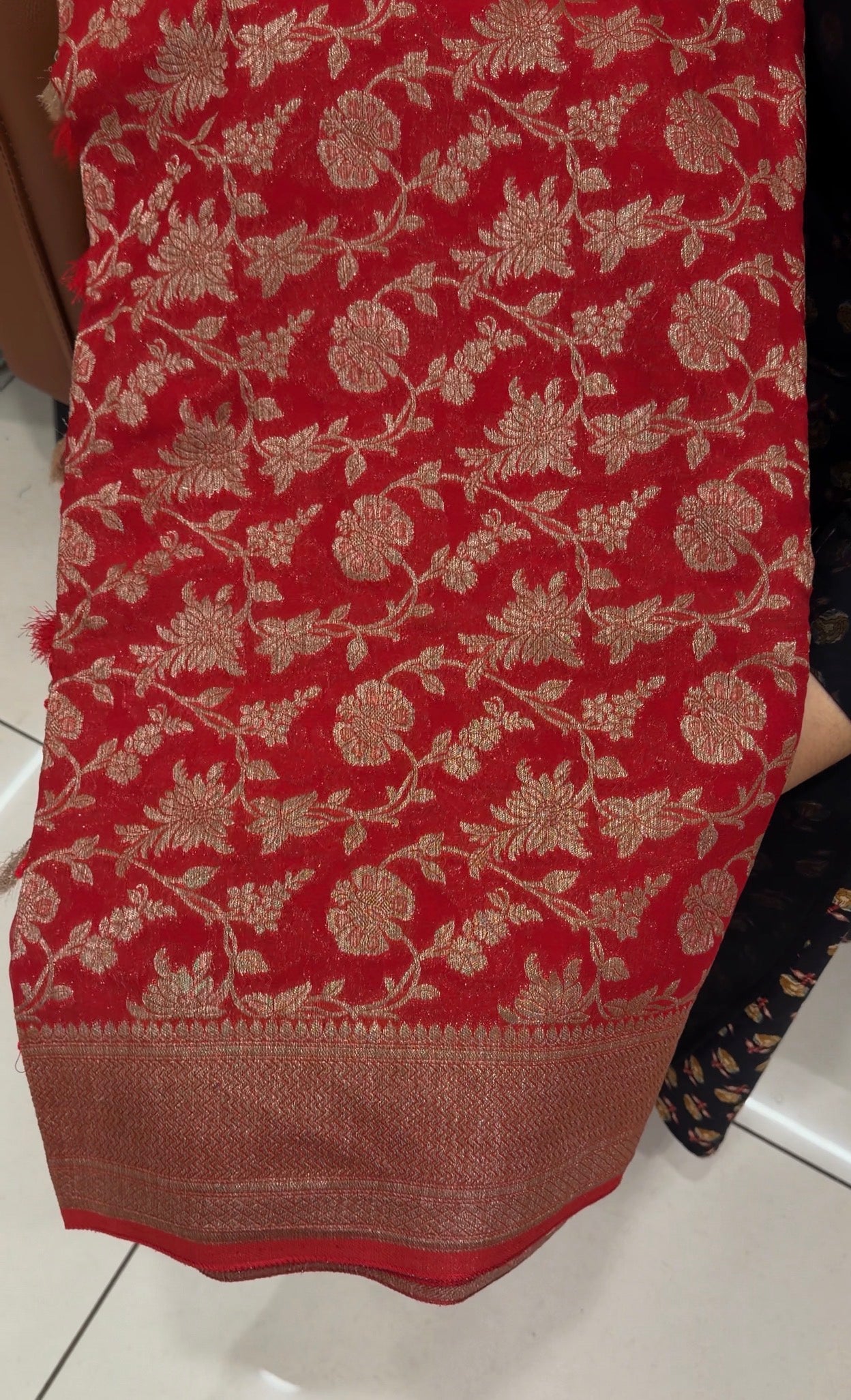 GEORGETTE BANARASI SAREES - IHA 34102
