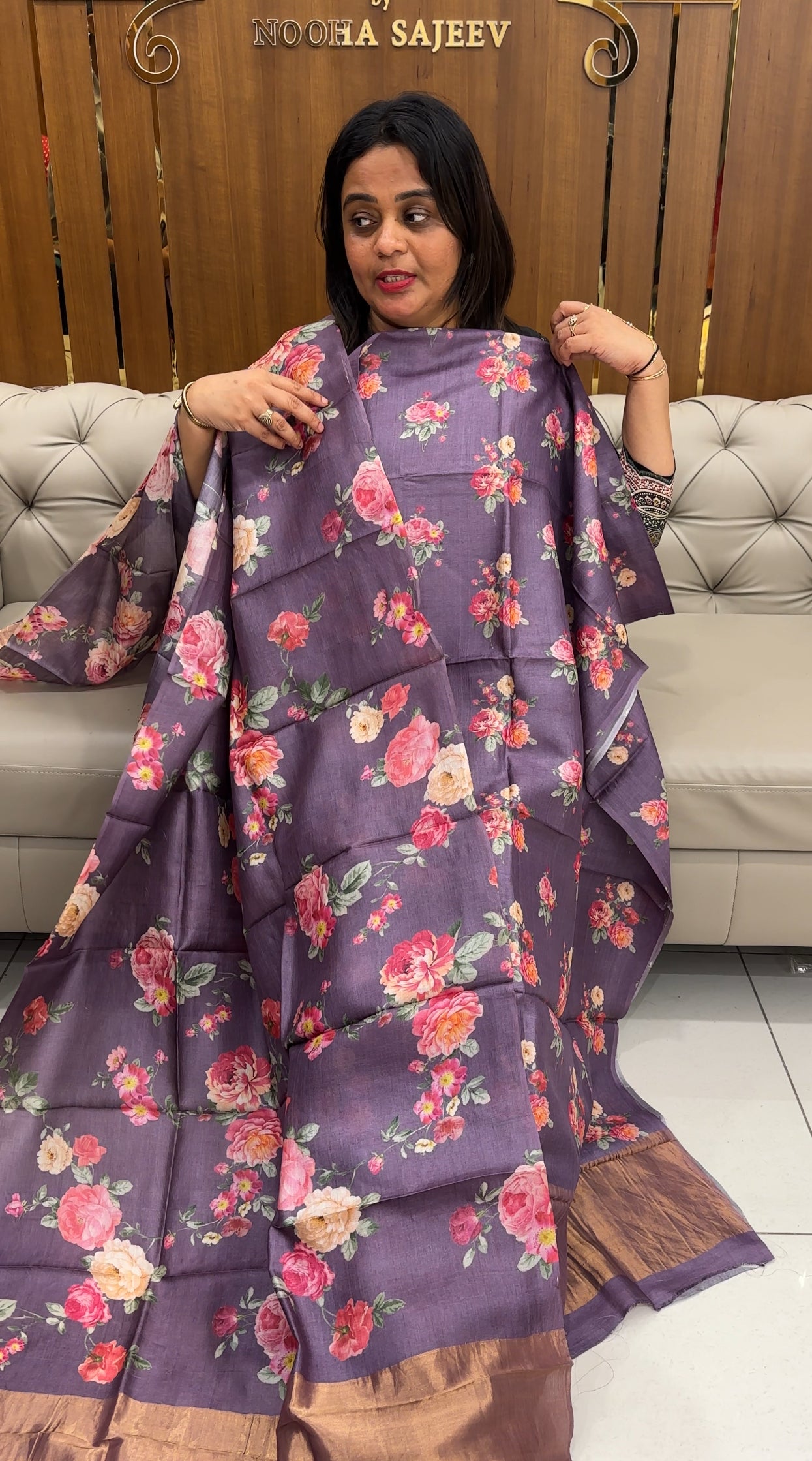 TUSSUR SILK UNSTITCHED SALWAR SUITS - IHA 25968