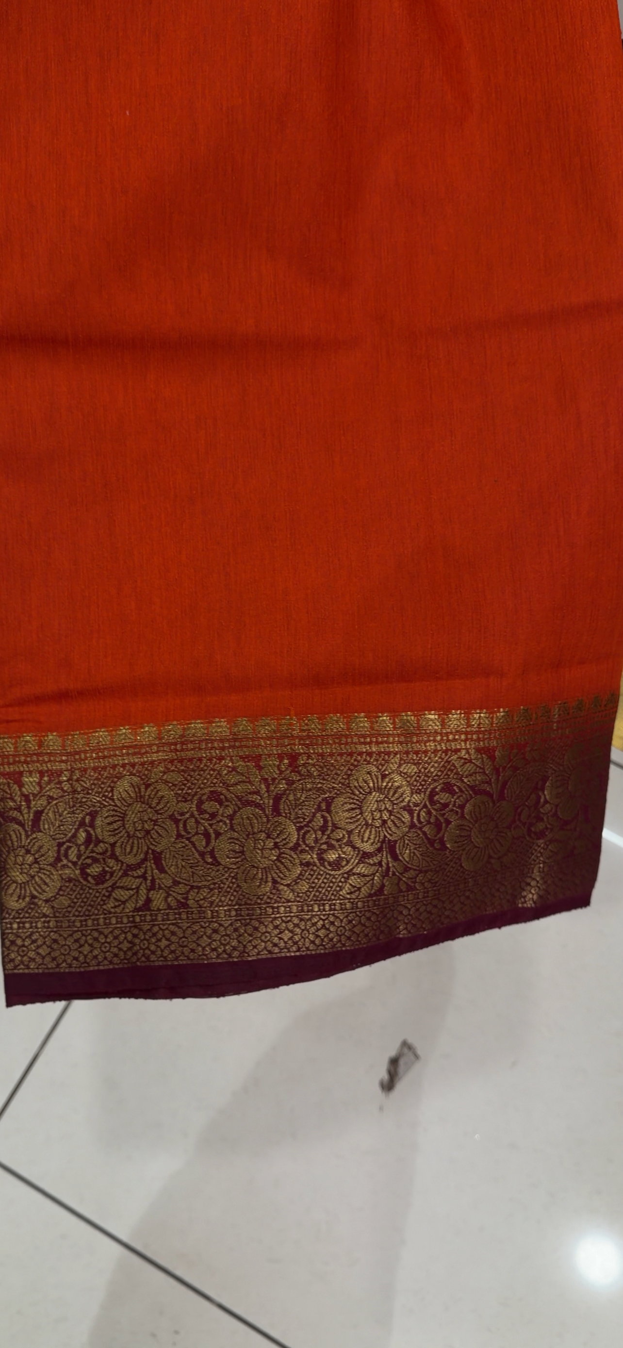 SEMI JUTE BANARASI SAREES - IHA 34937