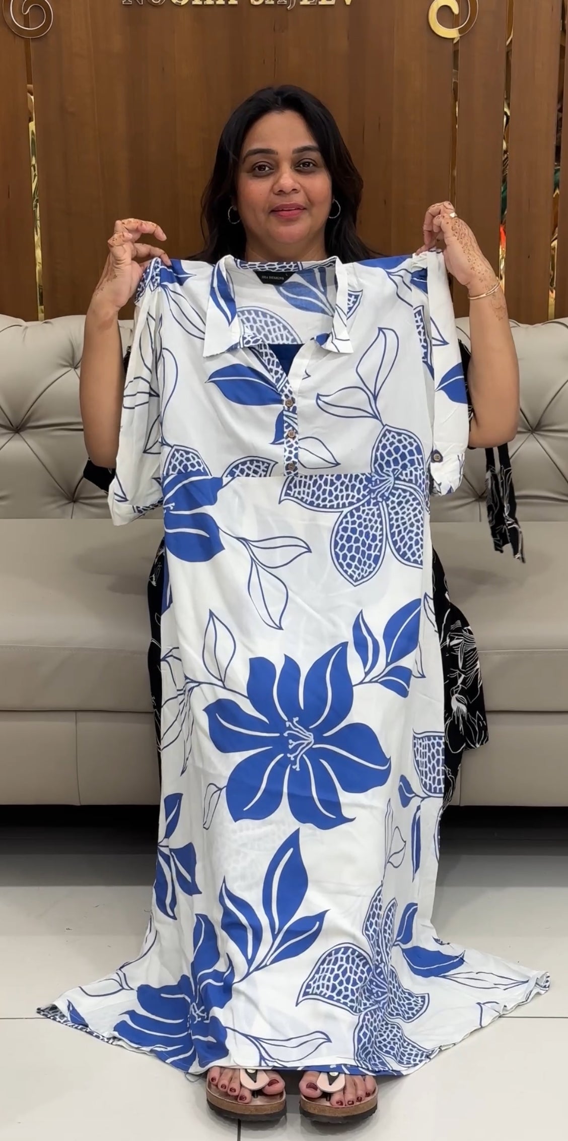 IHA'S IN-HOUSE PRINTED RAYON TOPS - IHA 27421