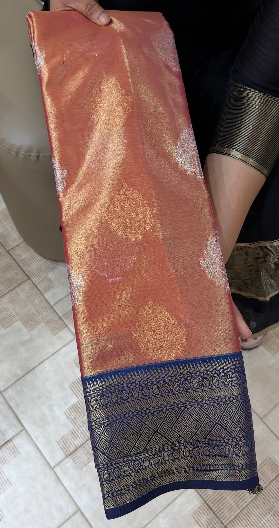 SEMI TISSUE SILK SAREES - IHA 26739